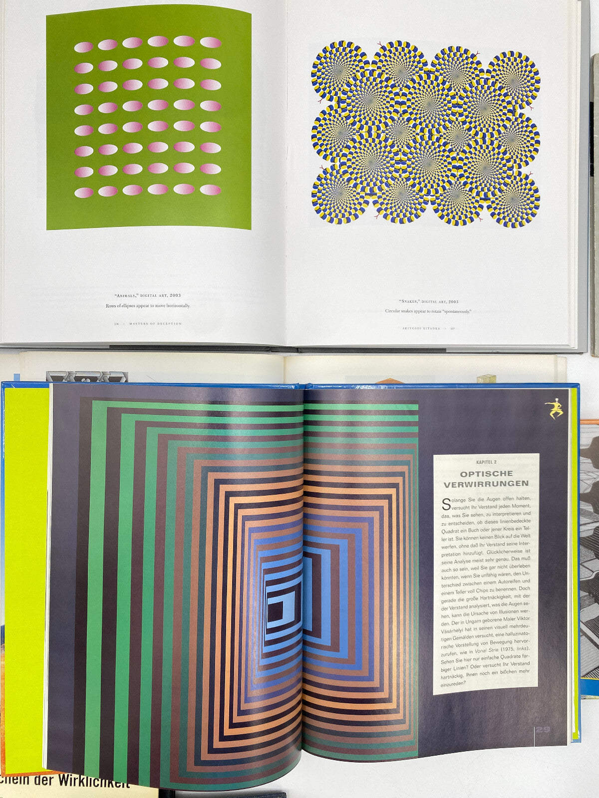 * KONVOLUT 13 BÜCHER BUCH OPTISCHE ILLUSIONEN SYMMETRIE FIGUREN