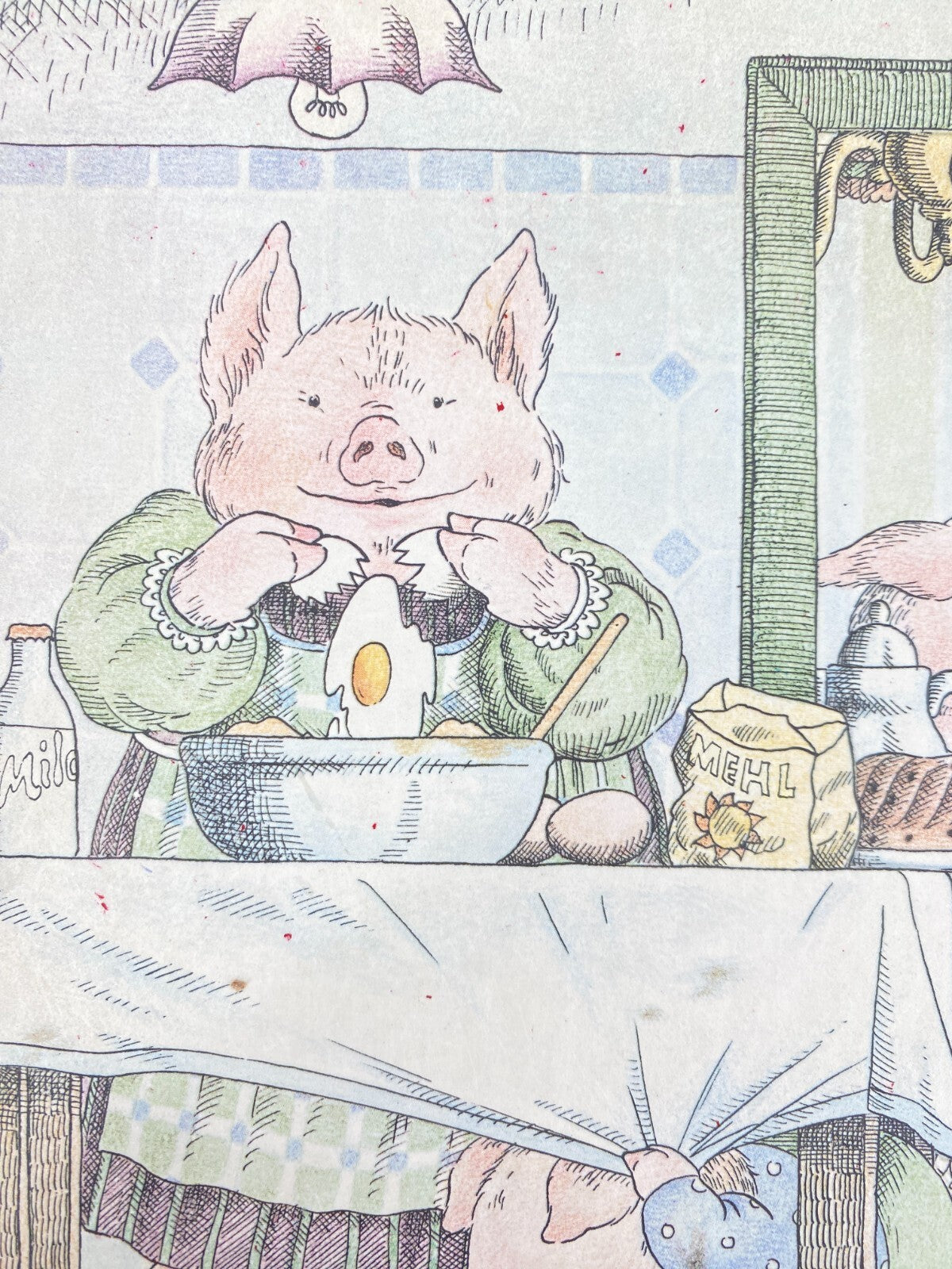 * KINDERBUCH EIN TAG IM LEBEN DER DOROTHEA WUTZ TATJANA HAUPTMANN 1978 VINTAGE