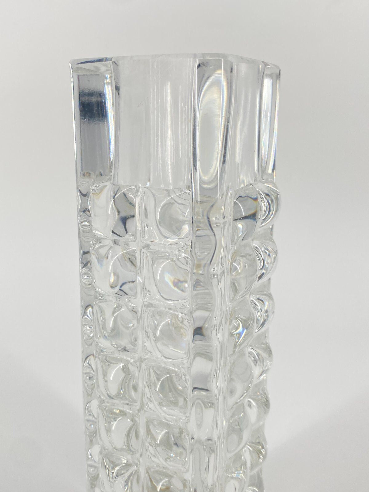 * VASE GLAS BUBBLE HORST TÜSELMANN ICHENDORF 60ER 70ER DESIGN