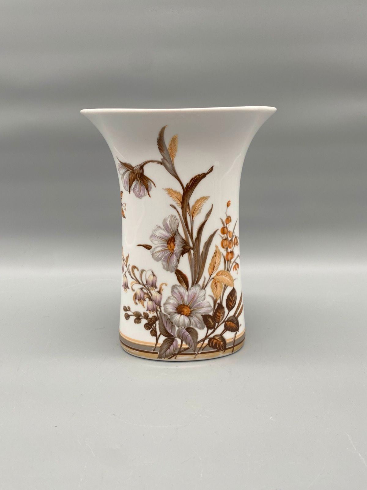 * SET AK KASIER PORZELLAN VASE BLUMEN VINTAGE 50/60er RUND