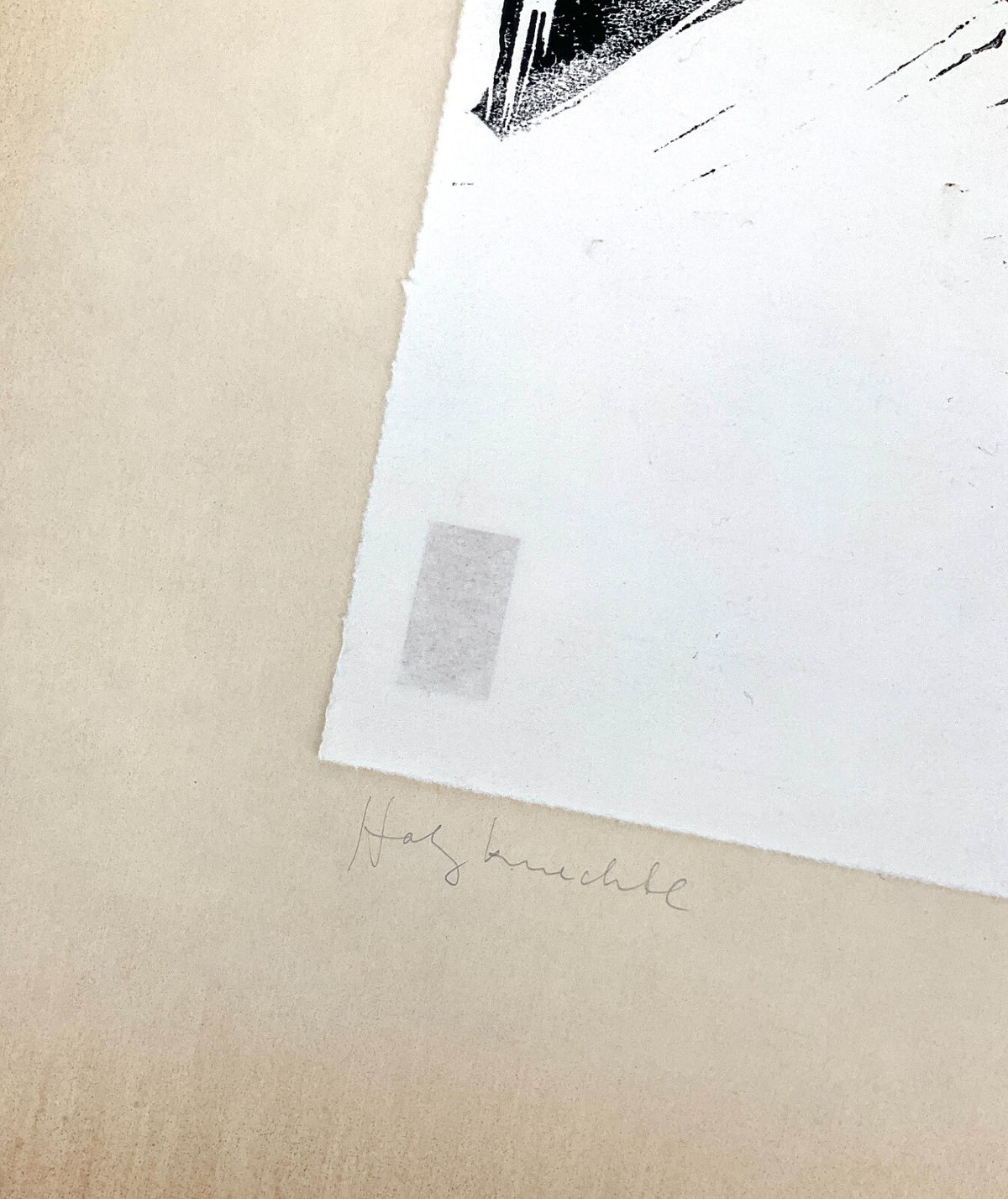 *LINOLSCHNITT WALTER KALOT HOLZKNECHTE 1967 ORIGINAL EXPRESSIONISMUS HOLZFÄLLER
