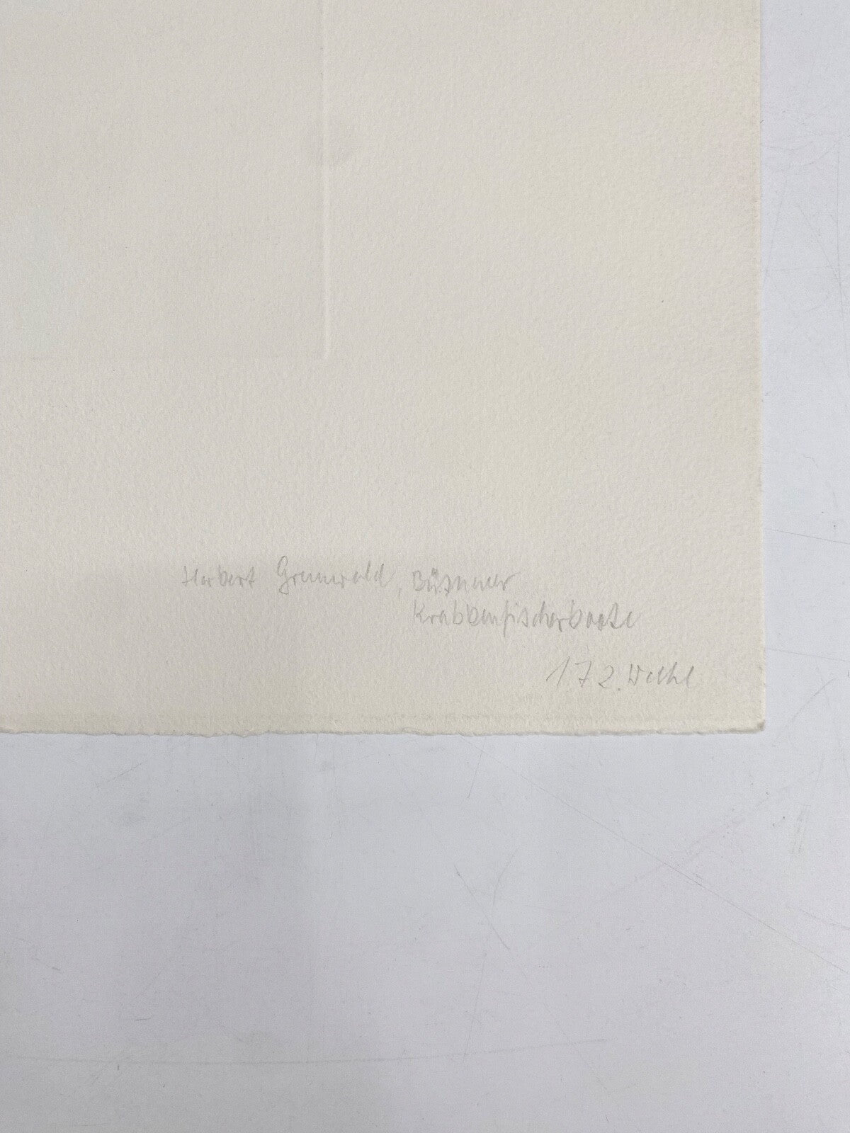 * HERBERT GRUNWALDT 1968 RADIERUNG ORIGINAL KRABBEN FISCHERBOOTE HAFEN SIGNIERT