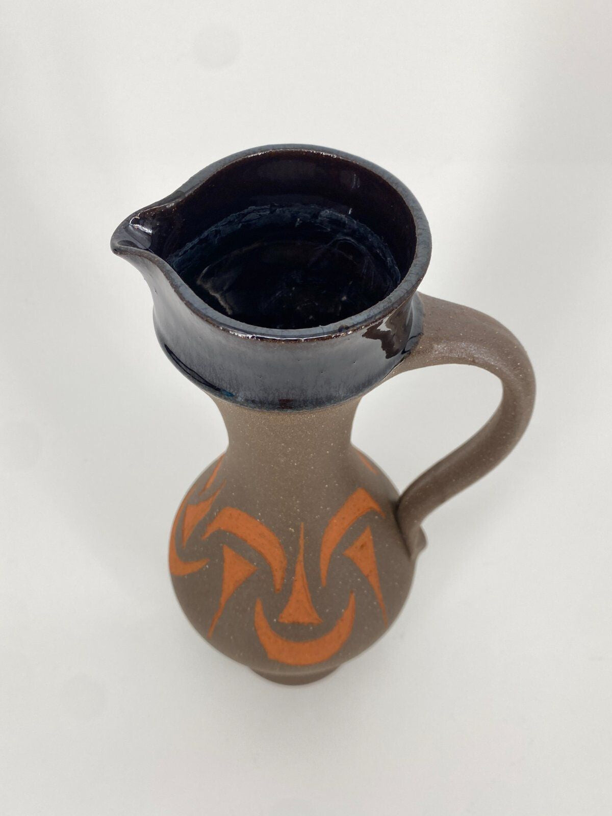 *UDO MERTZDORF STUDIOKERAMIK KRUG VASE MATT BRAUN TERRACOTTA 26CM