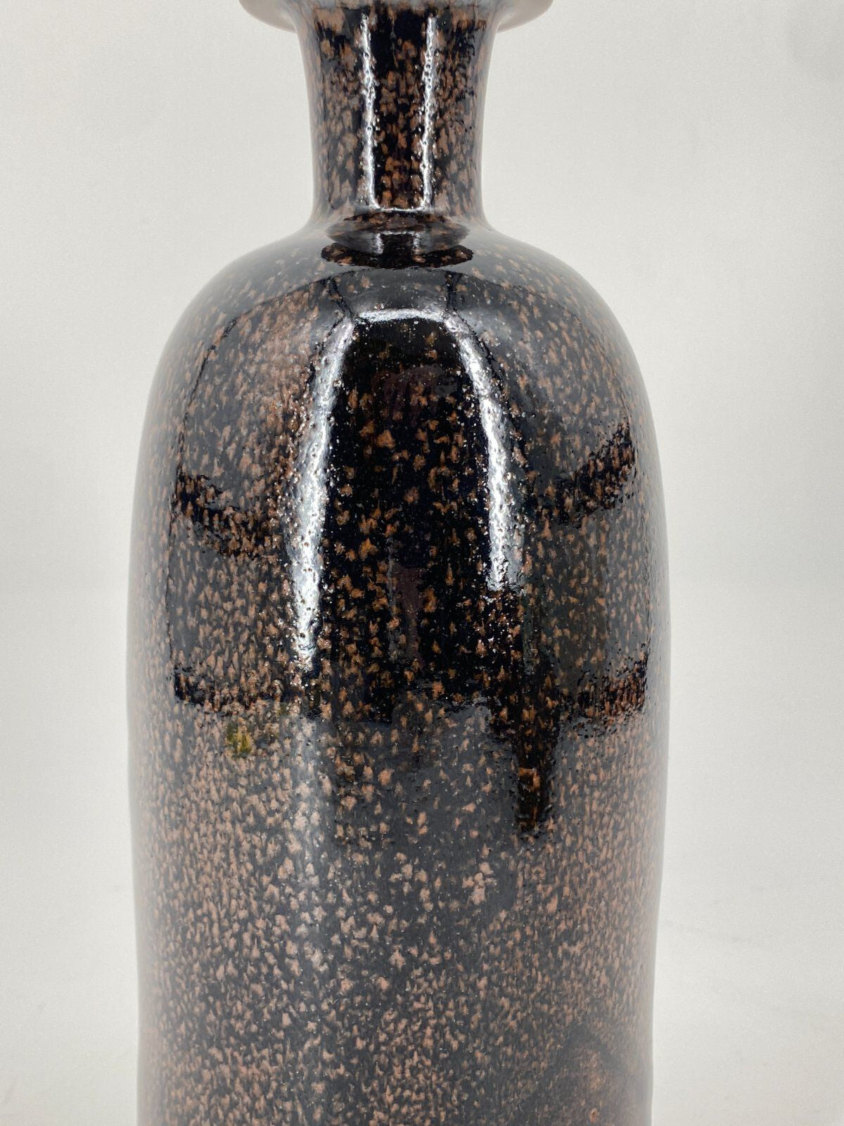 * STUDIOKERAMIK VASE ZYLINDER HORST KERSTAN GROSE KERAMIK KUNST
