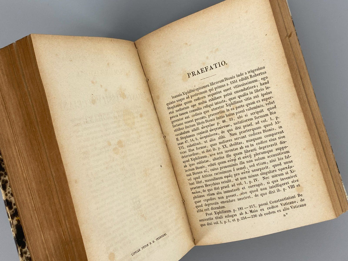 *BUCH LUDOVICI DINDORFII DIONIS CASSII COCCEIANI HISTORIA ROMANA