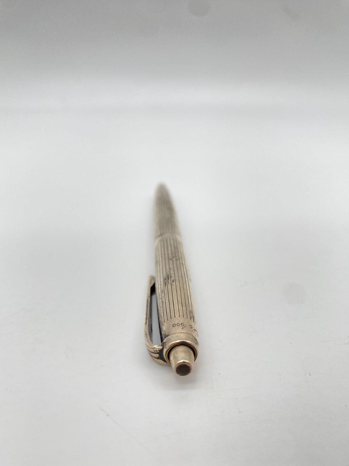 KUGELSCHREIBER FEND GOLDFINK 900ER SILBER BALL POINT 60ER MONOGRAMM SELTEN