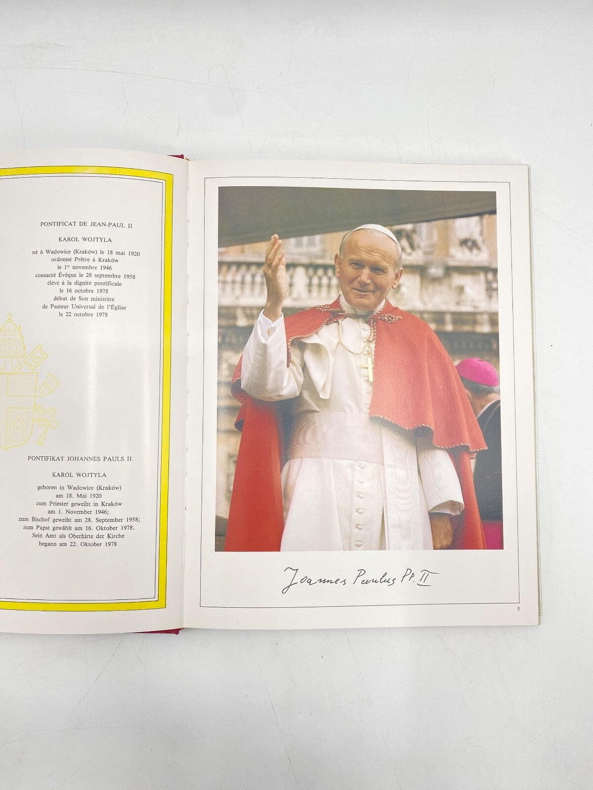 * VATICANO MONETE 1985 BUCH MÜNZSAMMLUNG VATIKAN PONTIFICATO PAOLO JOHANNES PAUL