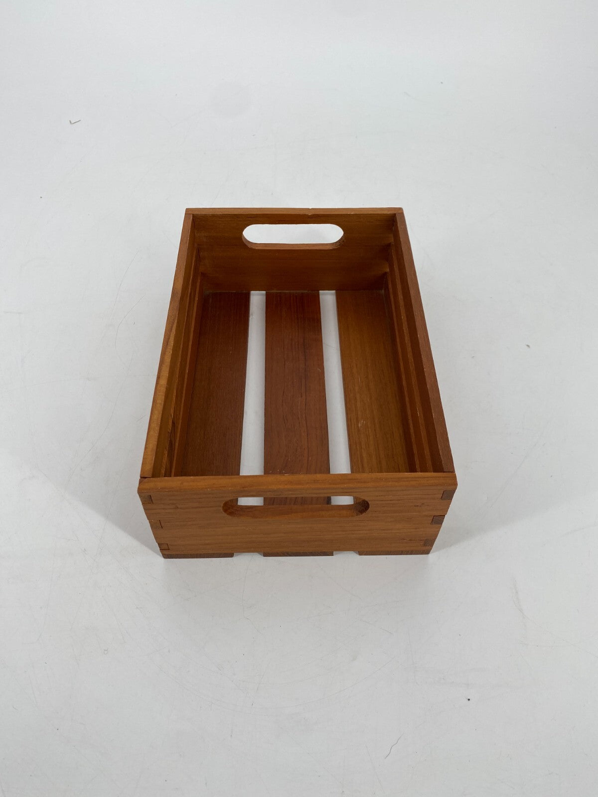 * TABLETT KISTE TEAK HOLZ BOX VINTAGE MIDCENTURY