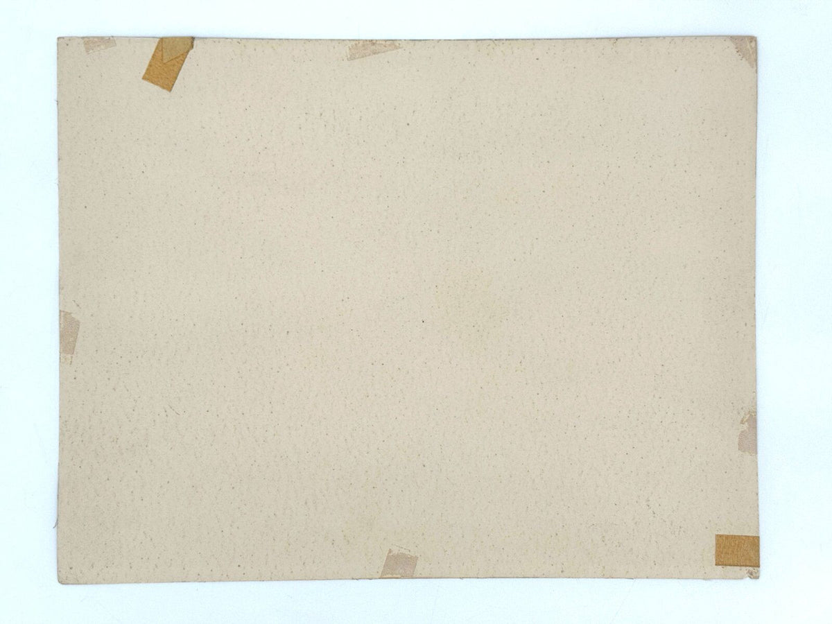 * GEMÄLDE AQUARELL LANDSCHAFT ITALIEN 1968 SIGNIERT UNIKAT