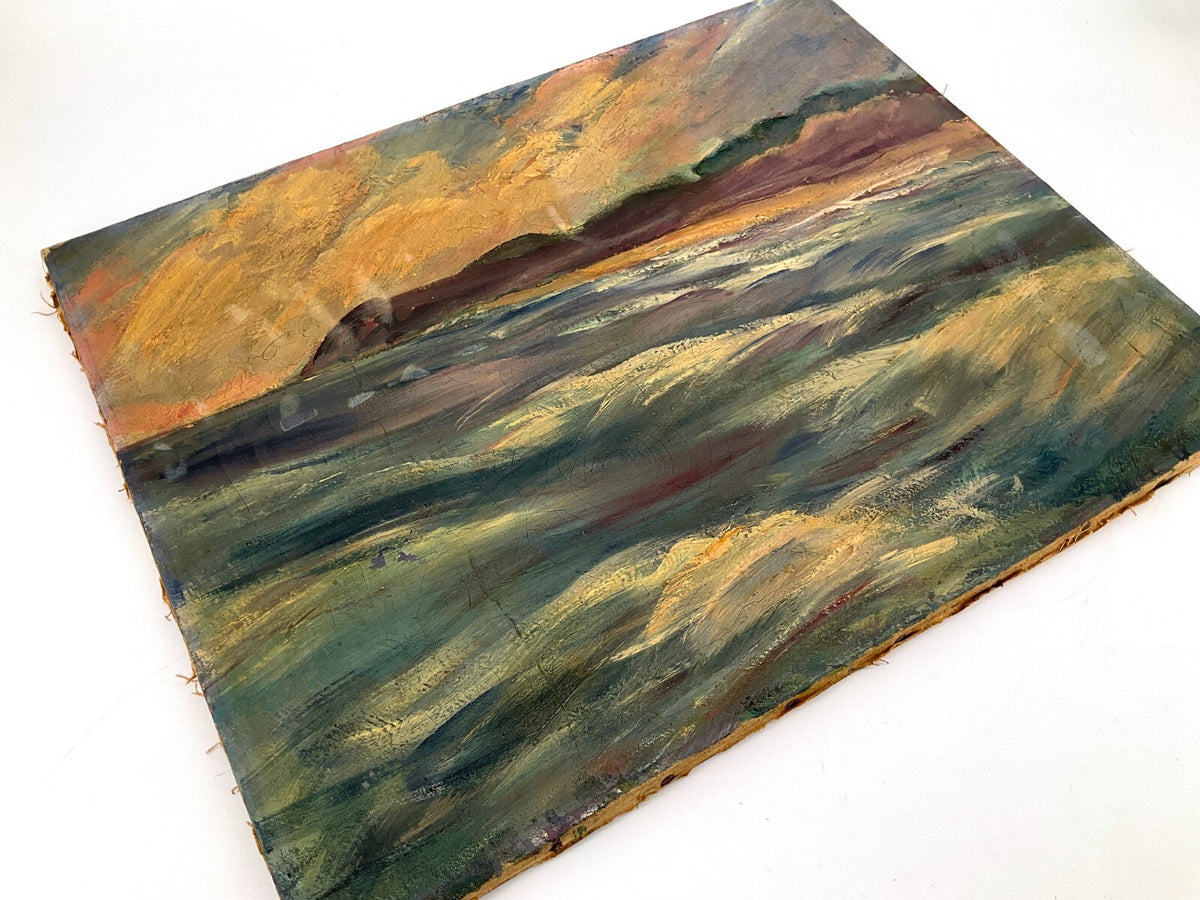 *ÖLGEMÄLDE MEERESLANDSCHAFT MEER SEE SEEKÜSTE MARITIM LEINWAND KEILRAHMEN UNIKAT