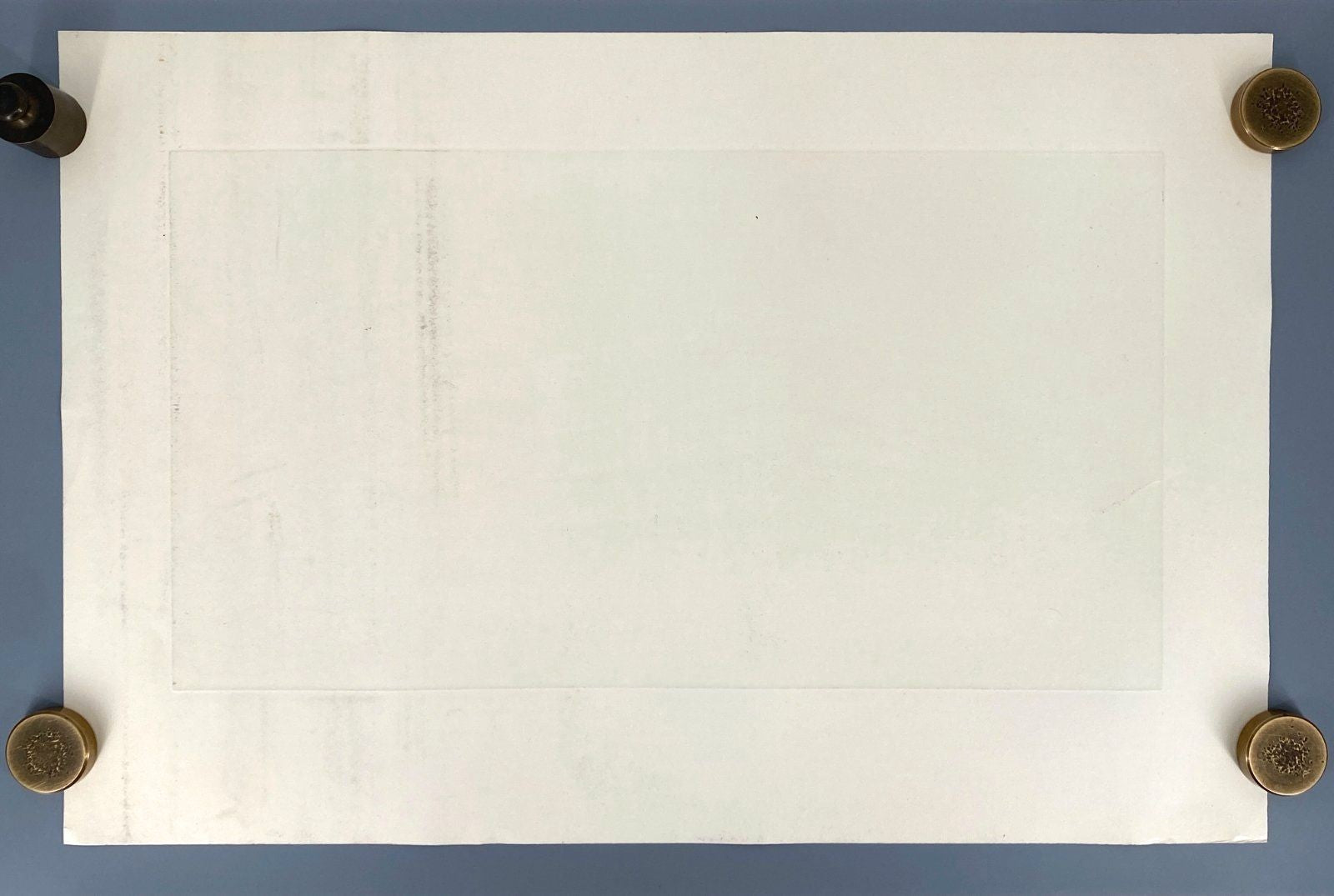 *1v2 GRAFIK HEINZ WEHLISCH LANDESBANK MAINZ VINTAGE OFFSET-LITHO