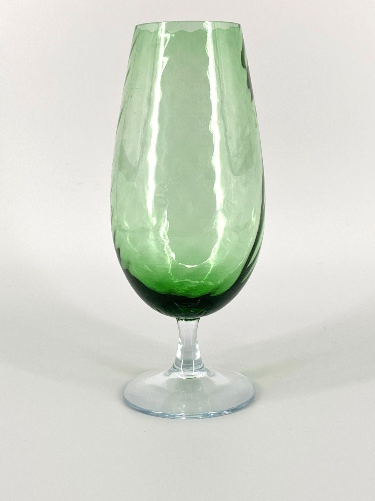 * ART GLASS GRÜNGLASPOKAL GROSS GLASVASE 