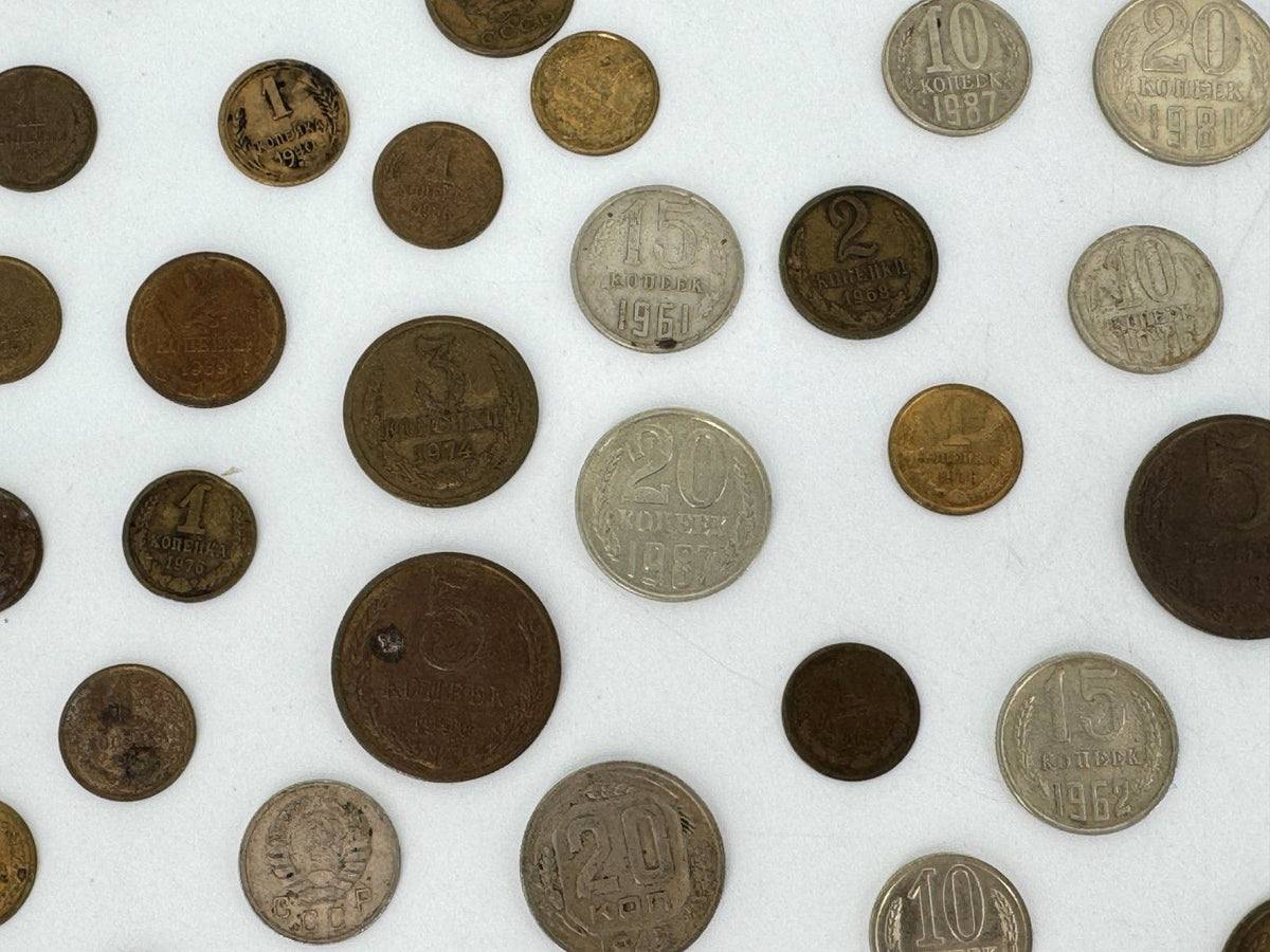 KONVOLUT RUSSLAND CCCP 1904 BIS IN DIE 90er UDSSR KOPEKEN MÜNZEN