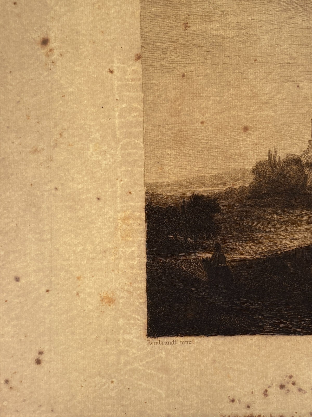 * 6x RADIERUNG WILLIAM UNGER NACH REMBRANDT DRUCKGRAFIK ANTIK 19. JH KONVOLUT