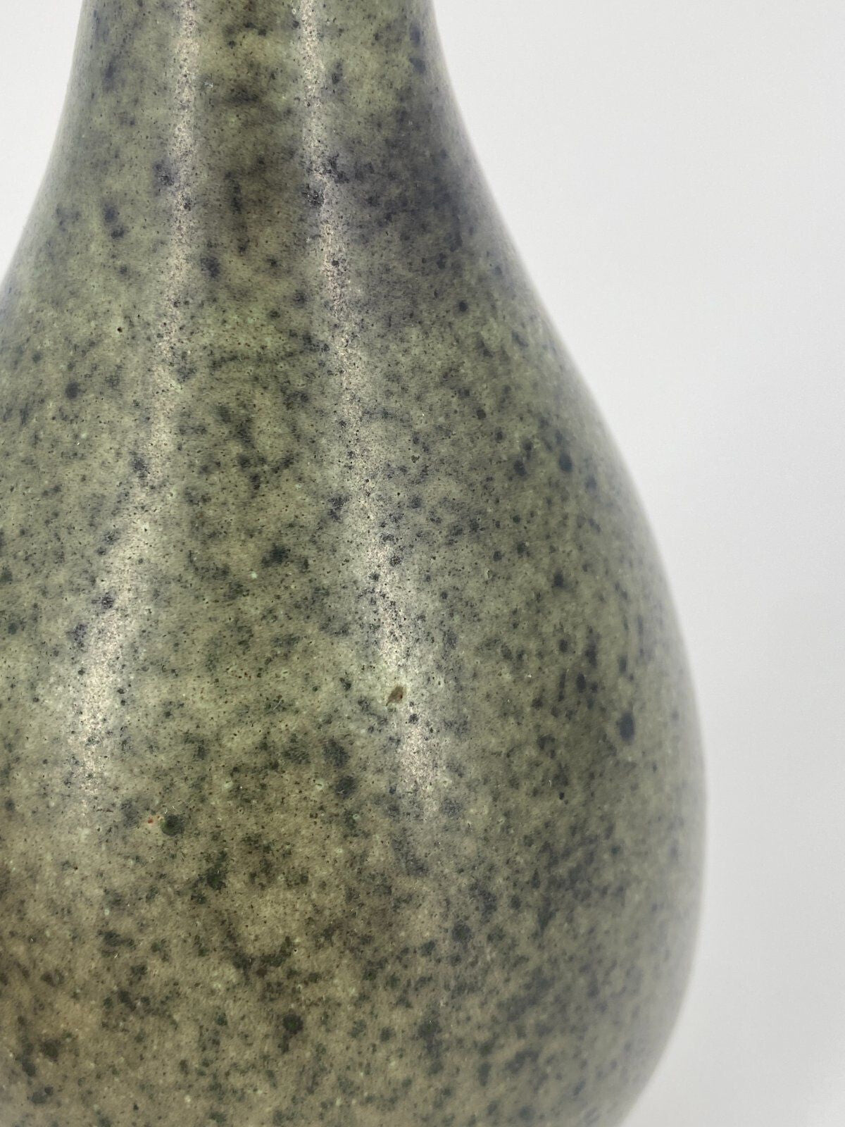 *STUDIOKERAMIK VASE GARMANN RÖMHILD GRÜN GESPRENKELT VINTAGE 23CM