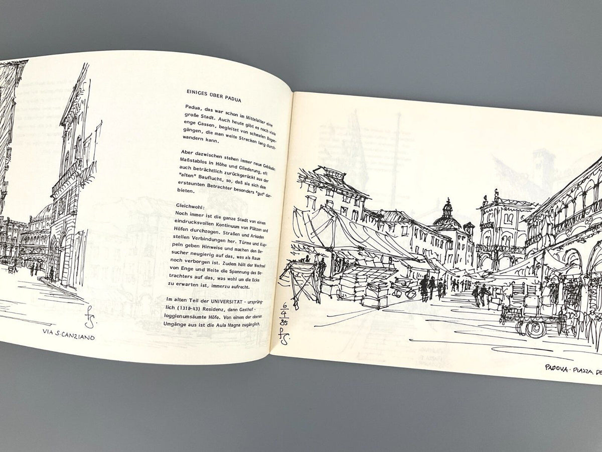 *BUCH FRIEDRICH SPENGELIN VENETO '85 ZEICHNUNGEN ITALIEN SIGNIERT