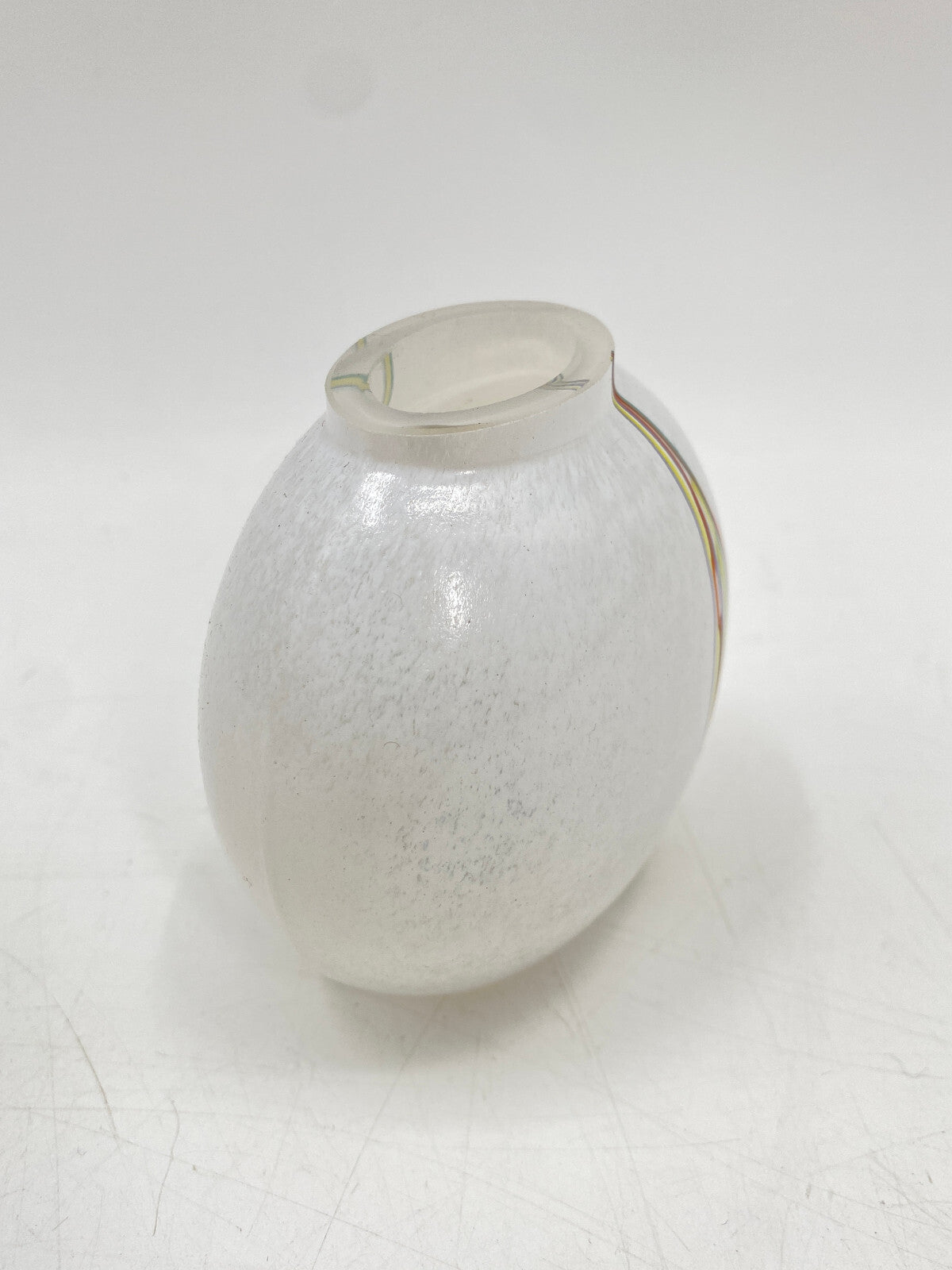 * KOSTA BODA KLEINE REGENBOGEN VASE GLAS BERTIL VALLIEN SWEDEN 80ER VINTAGE