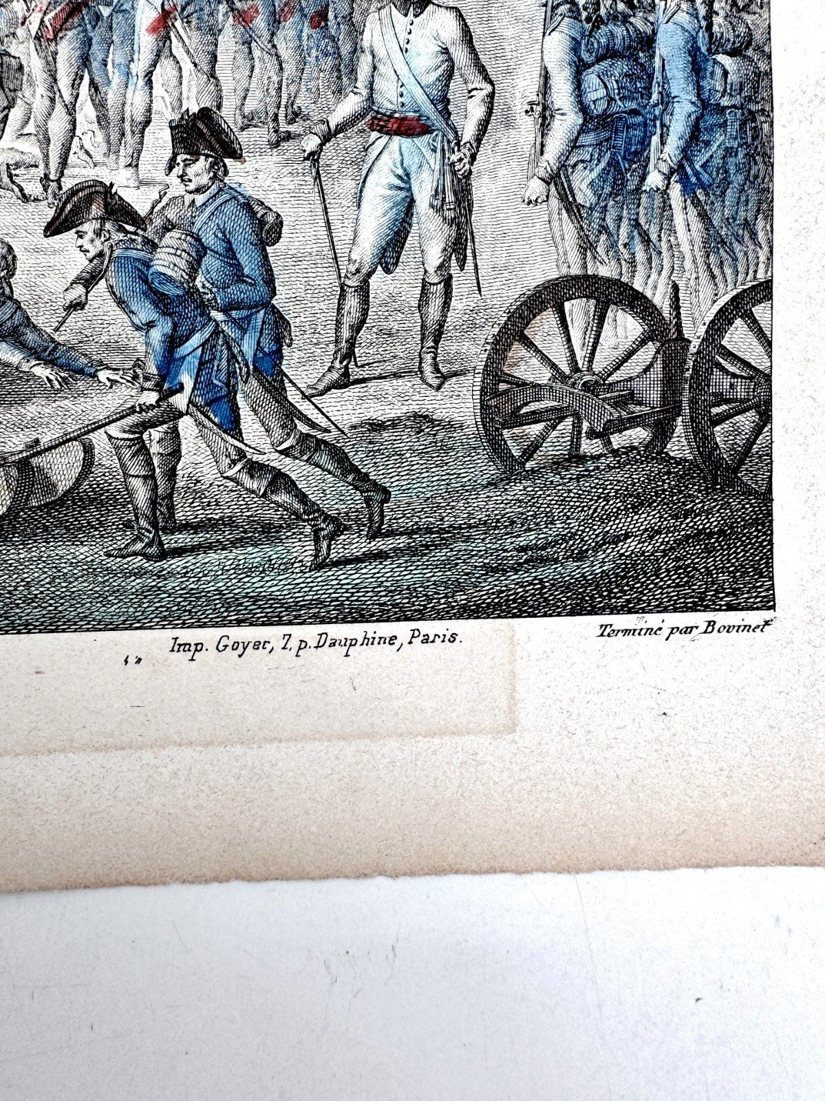 * GRAFIK RADIERUNG FRANKREICH NAPOLEON BATAILLE D’ARCOLE VERNET