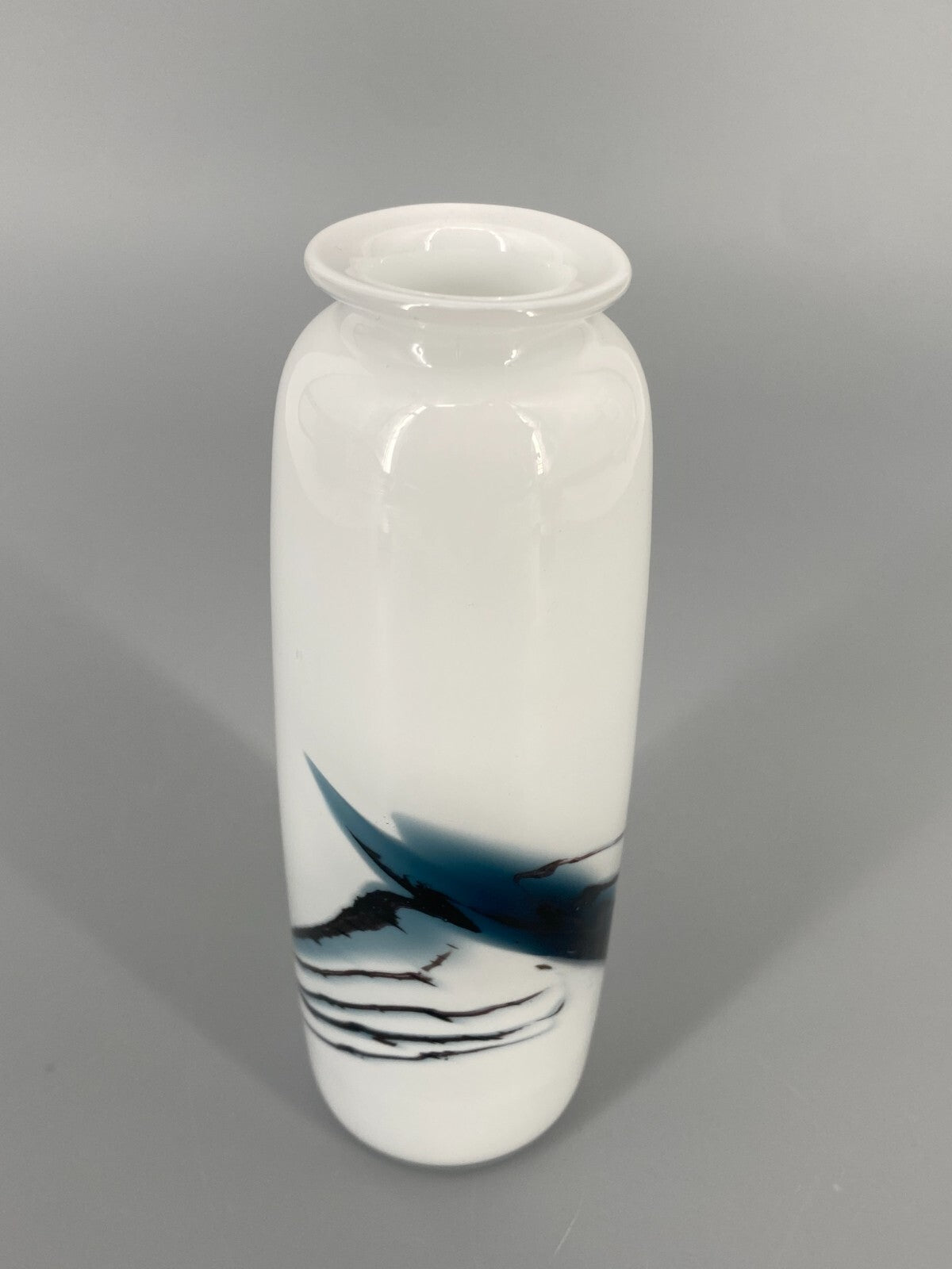 * HOLMEGAARD ATLANTIS MICHAEL BANG GLAS VASE 14,5CM VINTAGE DANISH DESIGN 80ER