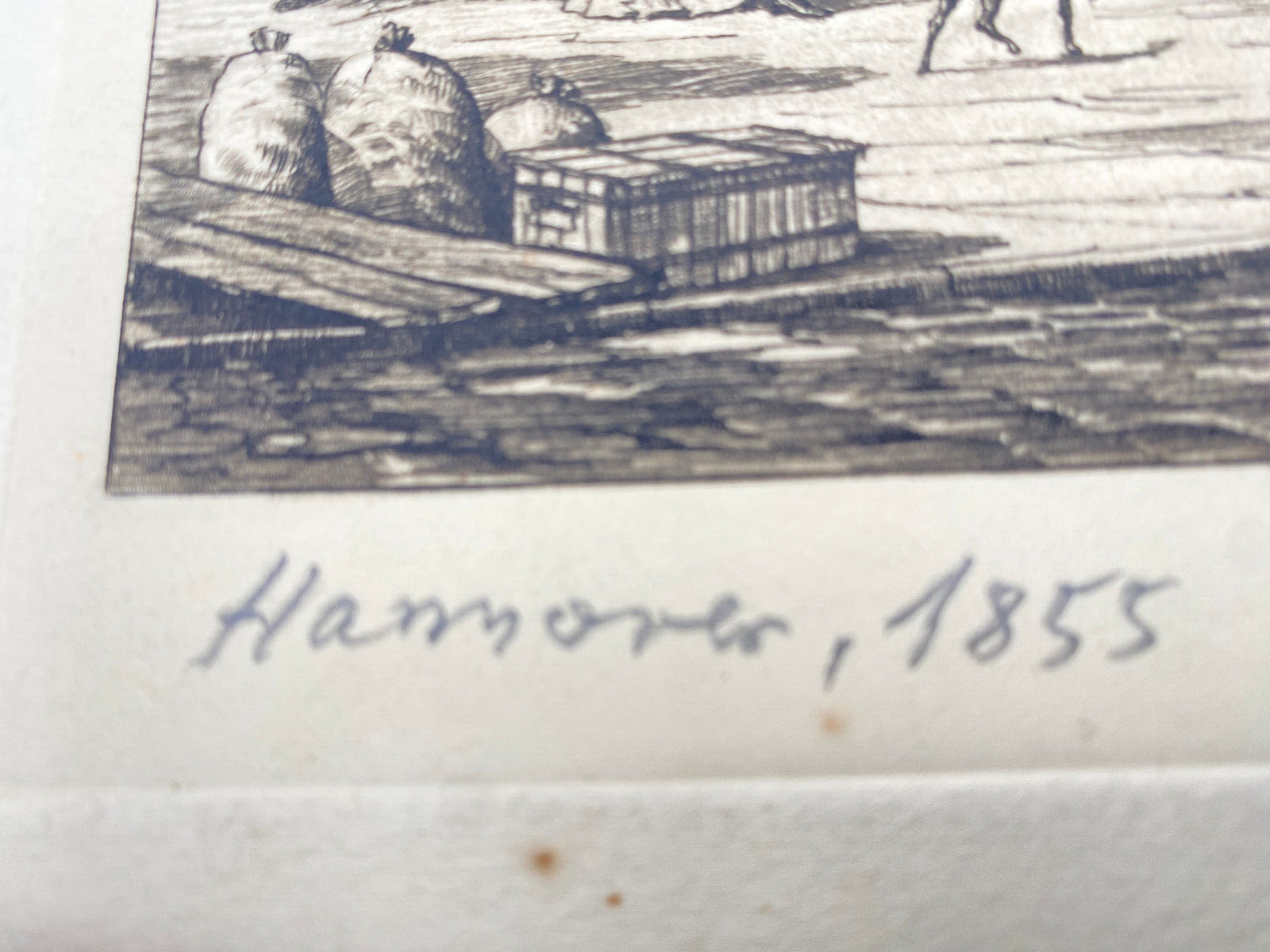 HEINZ WEHLISCH HANNOVER 1855 ORIGINAL RADIERUNG HANDSIGNIERT