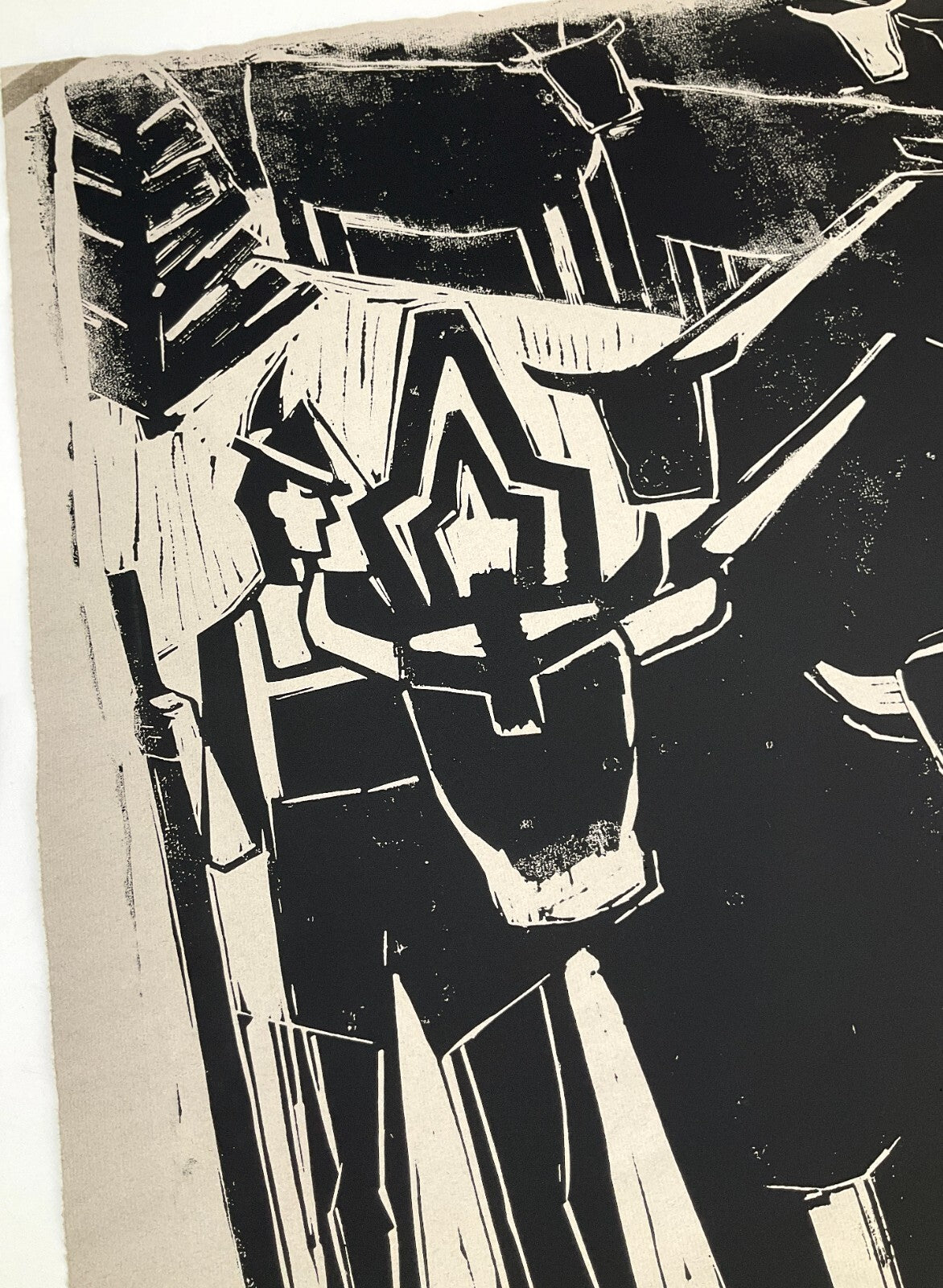 *LINOLSCHNITT WALTER KALOT ALMABTRIEB SIGNIERT 1964 GRAFIK ORIGINAL EXPRESSIV