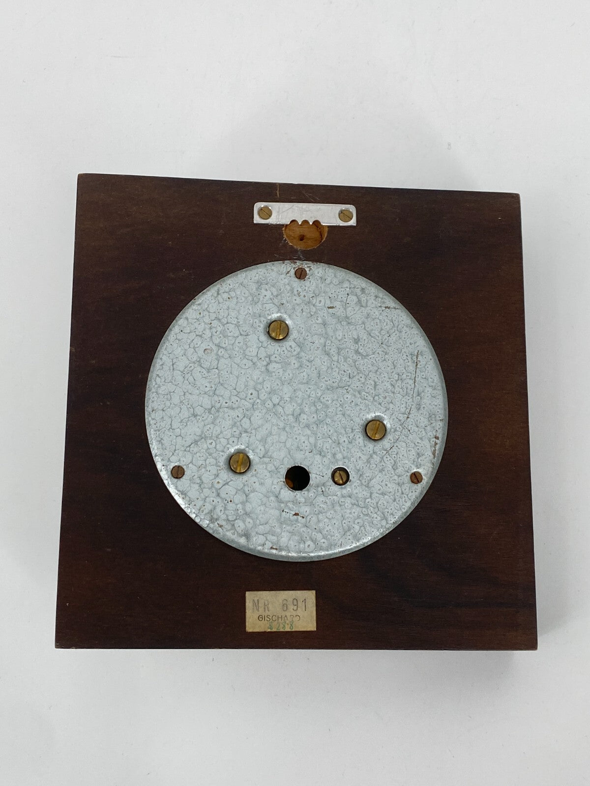 * WETTERSTATION GISCHARD BAROMETER THERMOMETER HOLZ VINTAGE