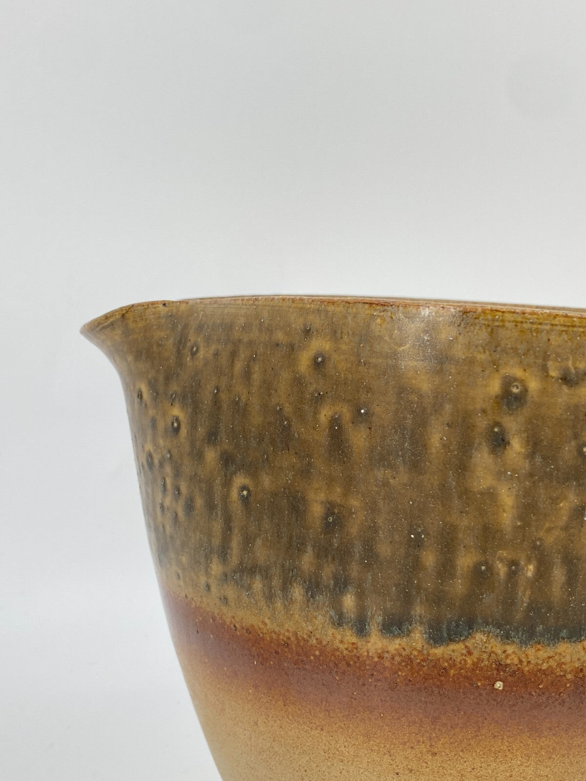 * KRUG VASE HENKEL STUDIOKERAMIK MATHIES SCHWARZE SIGNIERT KERAMIK MID CENTURY
