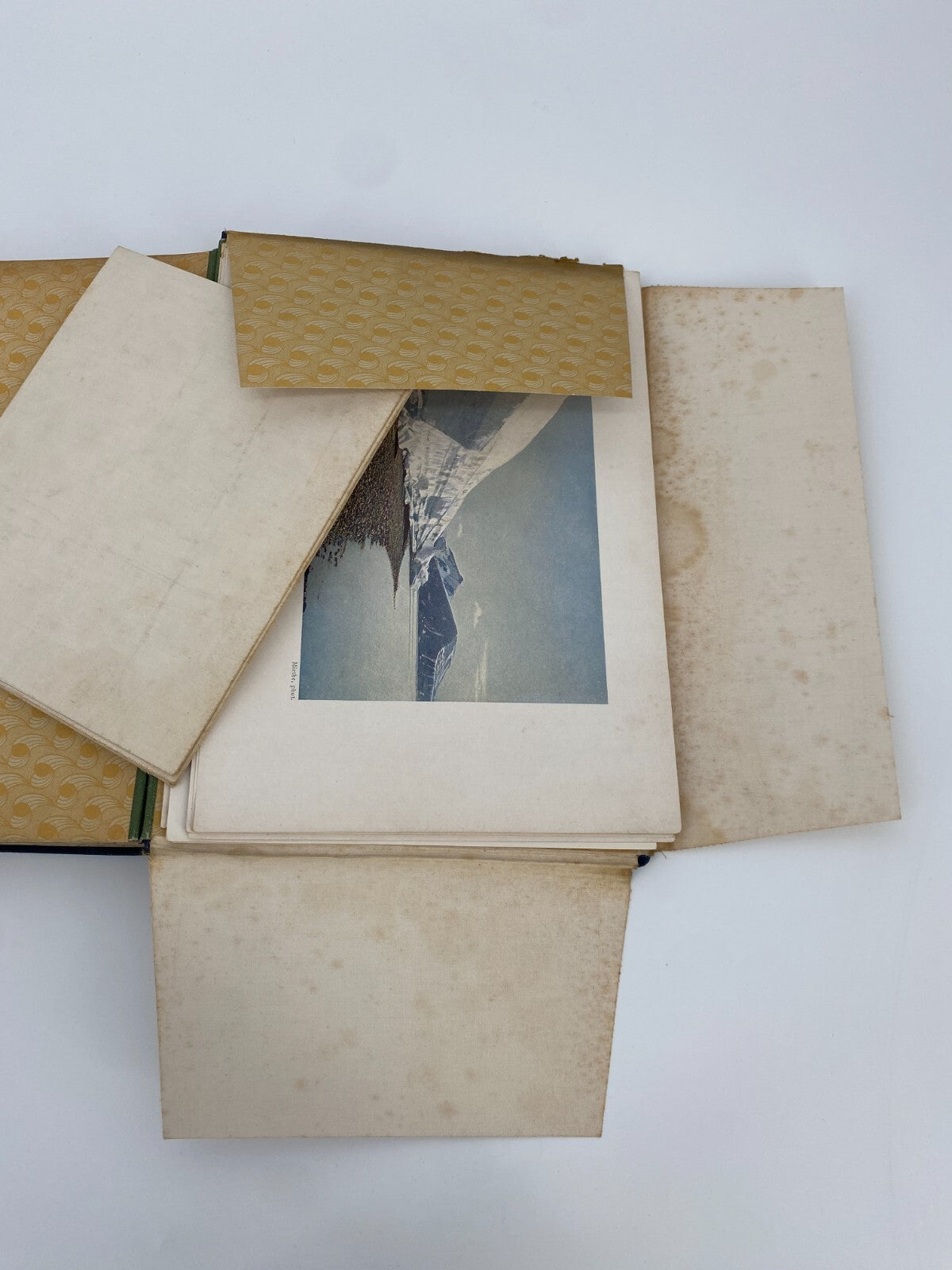 *MIT DEM ZEPPELIN NACH SPITZBERGEN ALTES BUCH 1911 INKLUSIVE FARBFOTOS UND KARTE