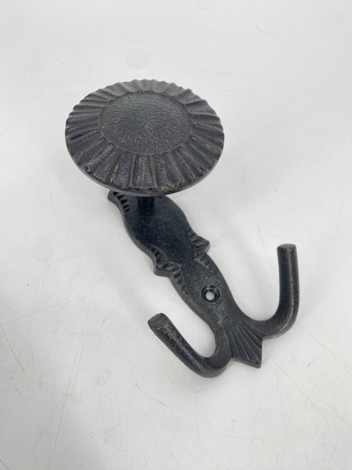 * 5 x GARDEROBENHAKEN KLEIDERHAKEN GUSSEISEN ANTIK STIL WANDHAKEN VINTAGE