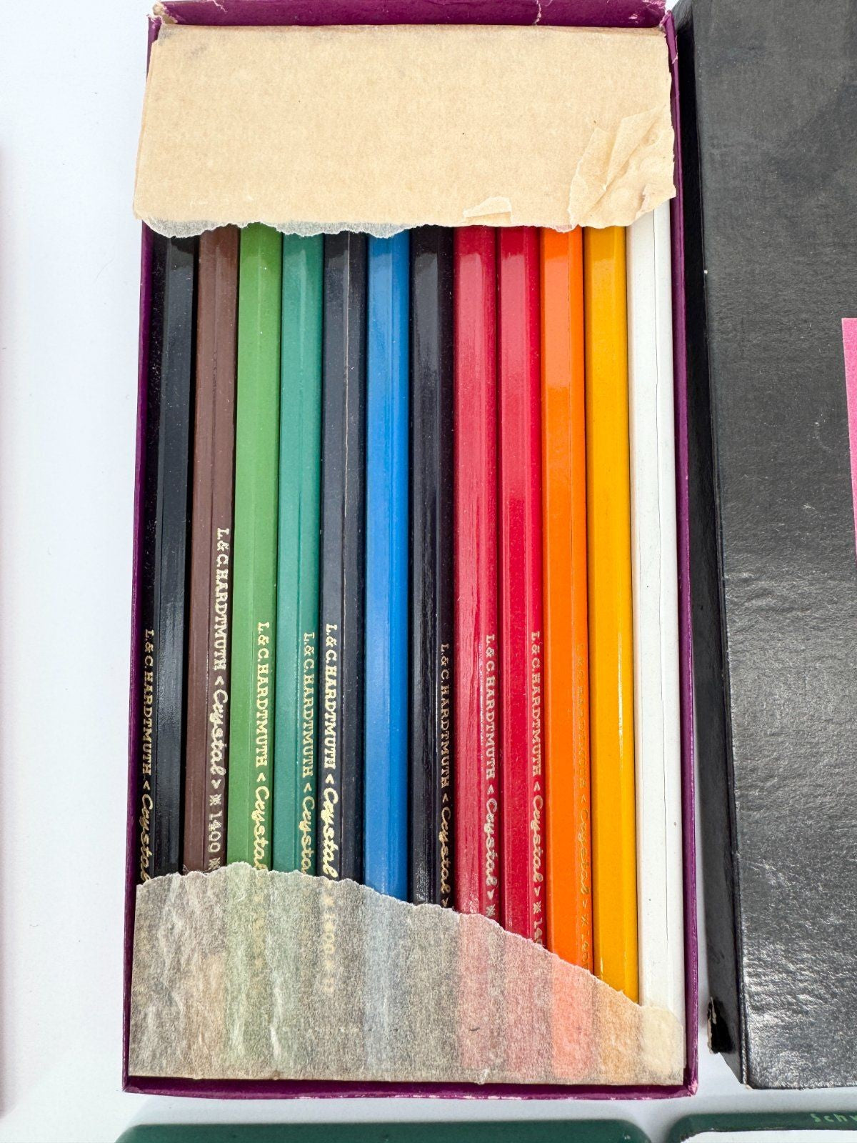 KONVOLUT BUNTSTIFTE MAPPE FABER CASTELL OTHELLO CRYSTAL STABILO
