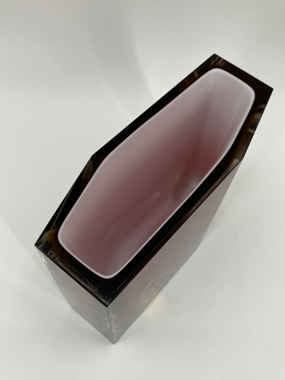 * PAVEL HLAVA VASE EGERMAN EXBOR STUDIO GLAS CZECH SOMMERSO 60er 70er