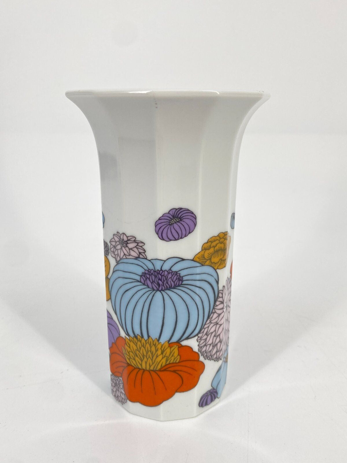 * ROSENTHAL POLYGON PATRAS VASEN MITTEL KLEIN FLORAL BLUMEN