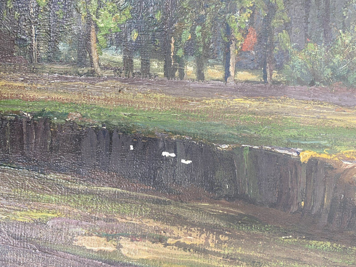 *ÖLGEMÄLDE GUSTAV KOKEN  LEINWAND REALISMUS AKADEMISMUS GENRE XXL