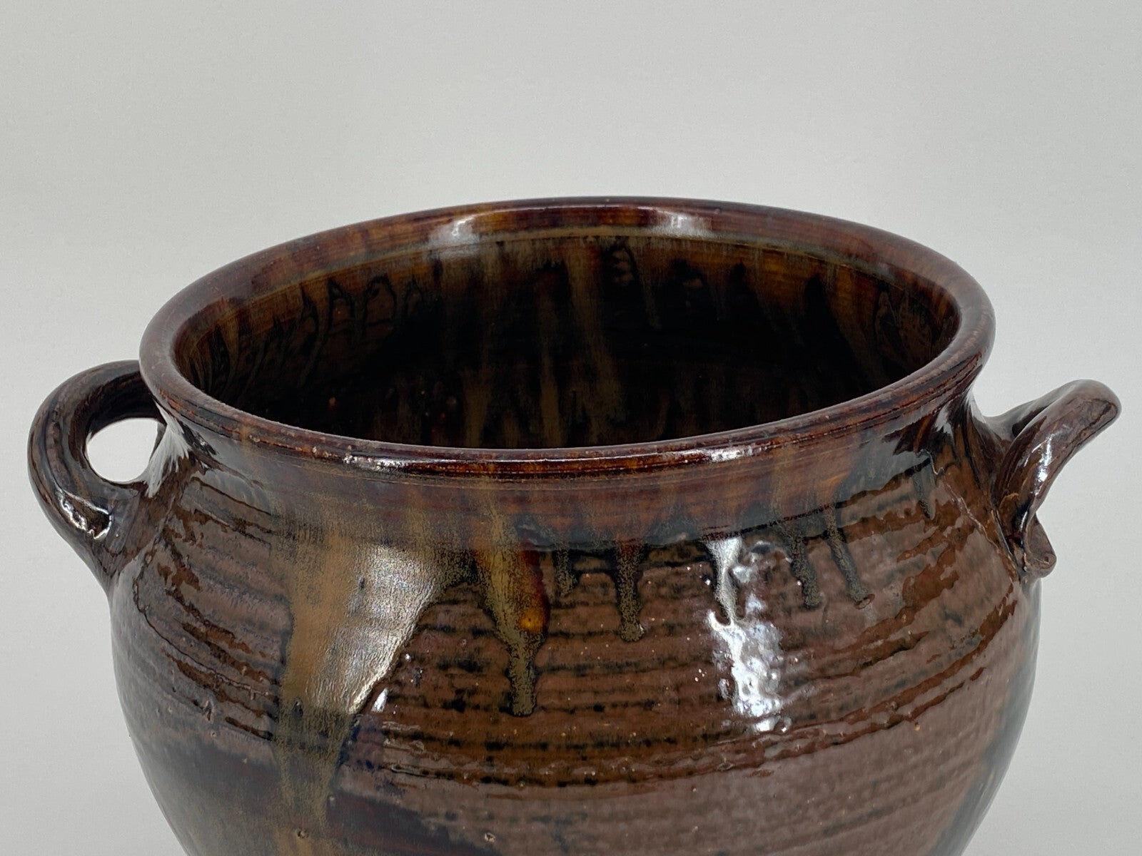 * STUDIOKERAMIK VASE TOPF SCHALE KERAMIK STEINZEUG HANDARBEIT VINTAGE 60ER