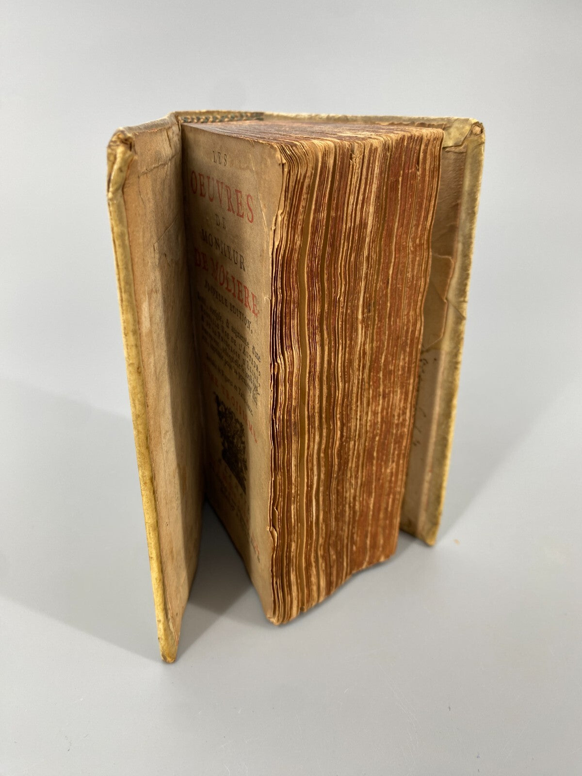 *BUCH LES OEUVRES DE MONSIEUR DE MOLIÈRE 1735 ANTIK LA HAYE TOME TROISIEME