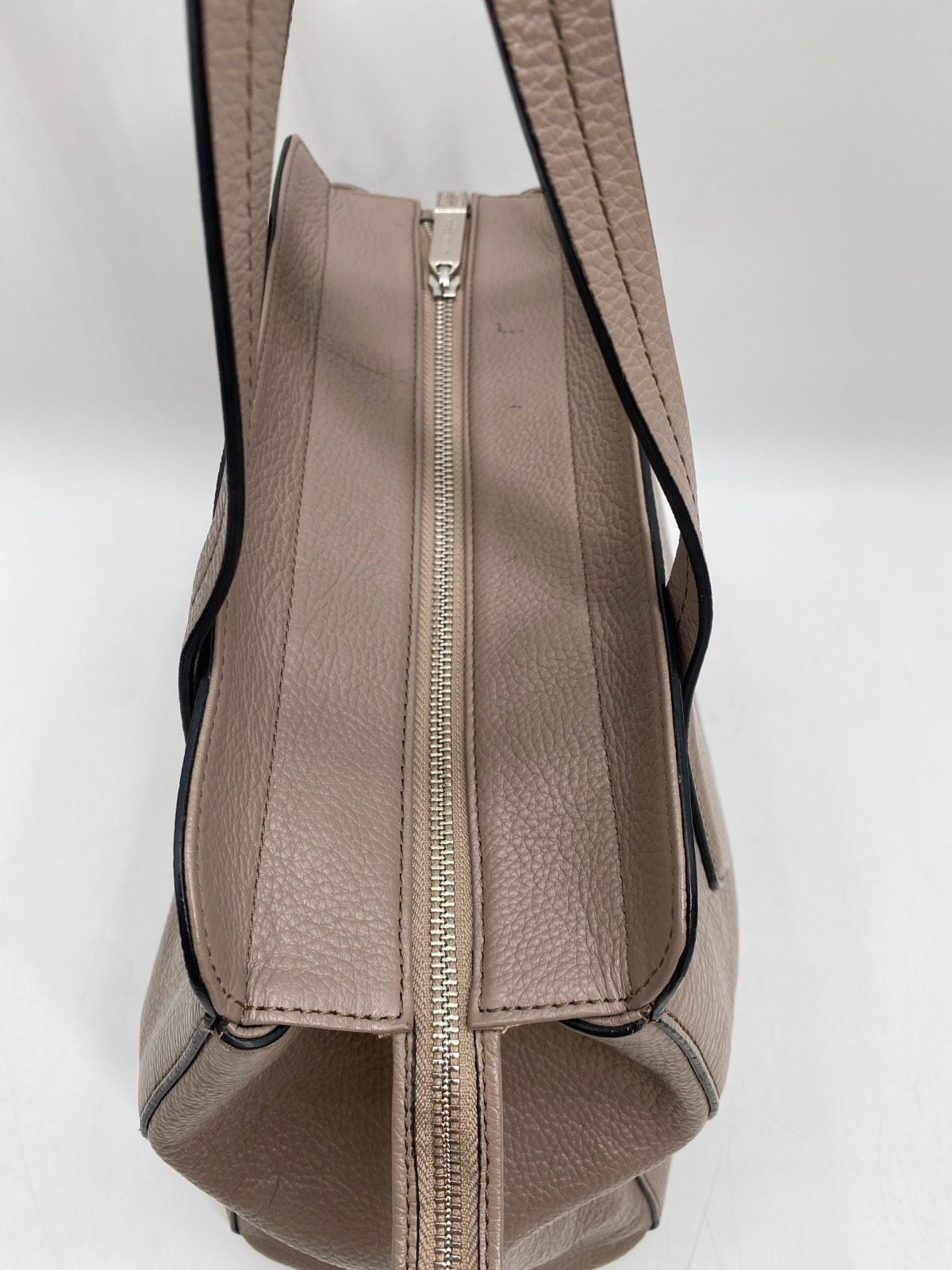 * COCCINELLE HANDTASCHE SHOPPER TASCHE LEDER GRAU