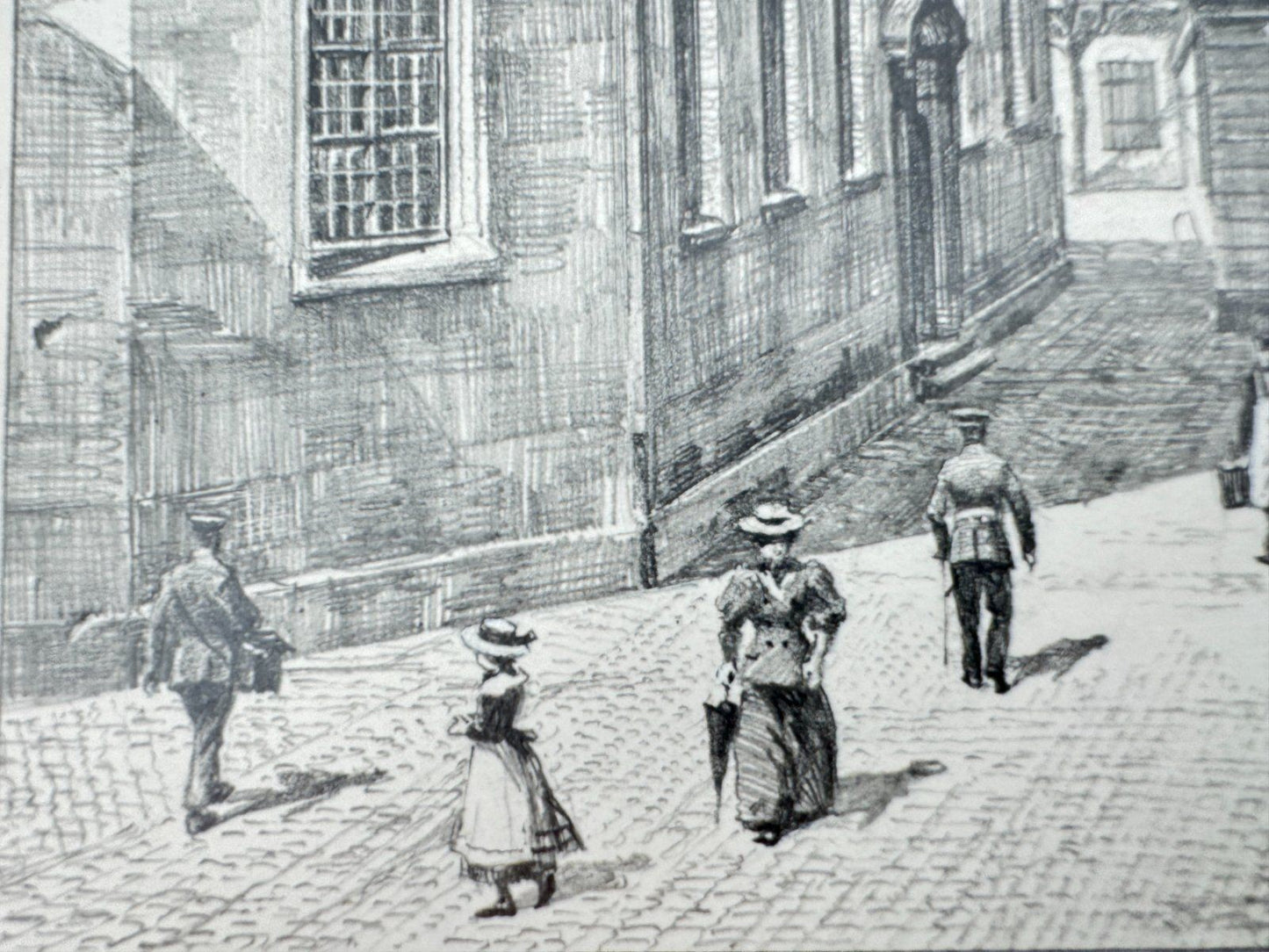* HEINZ WEHLISCH ZEICHNUNG DURLACH MARKTPLATZ SIGNIERT