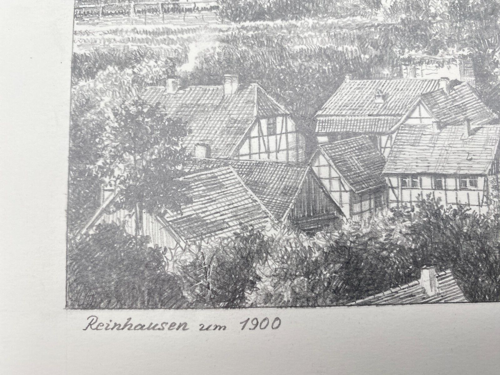 DEUTSCHER KÜNSTLER HEINZ WEHLISCH ZEICHNUNG REINHAUSEN GÖTTINGEN HANDSIGNIERT