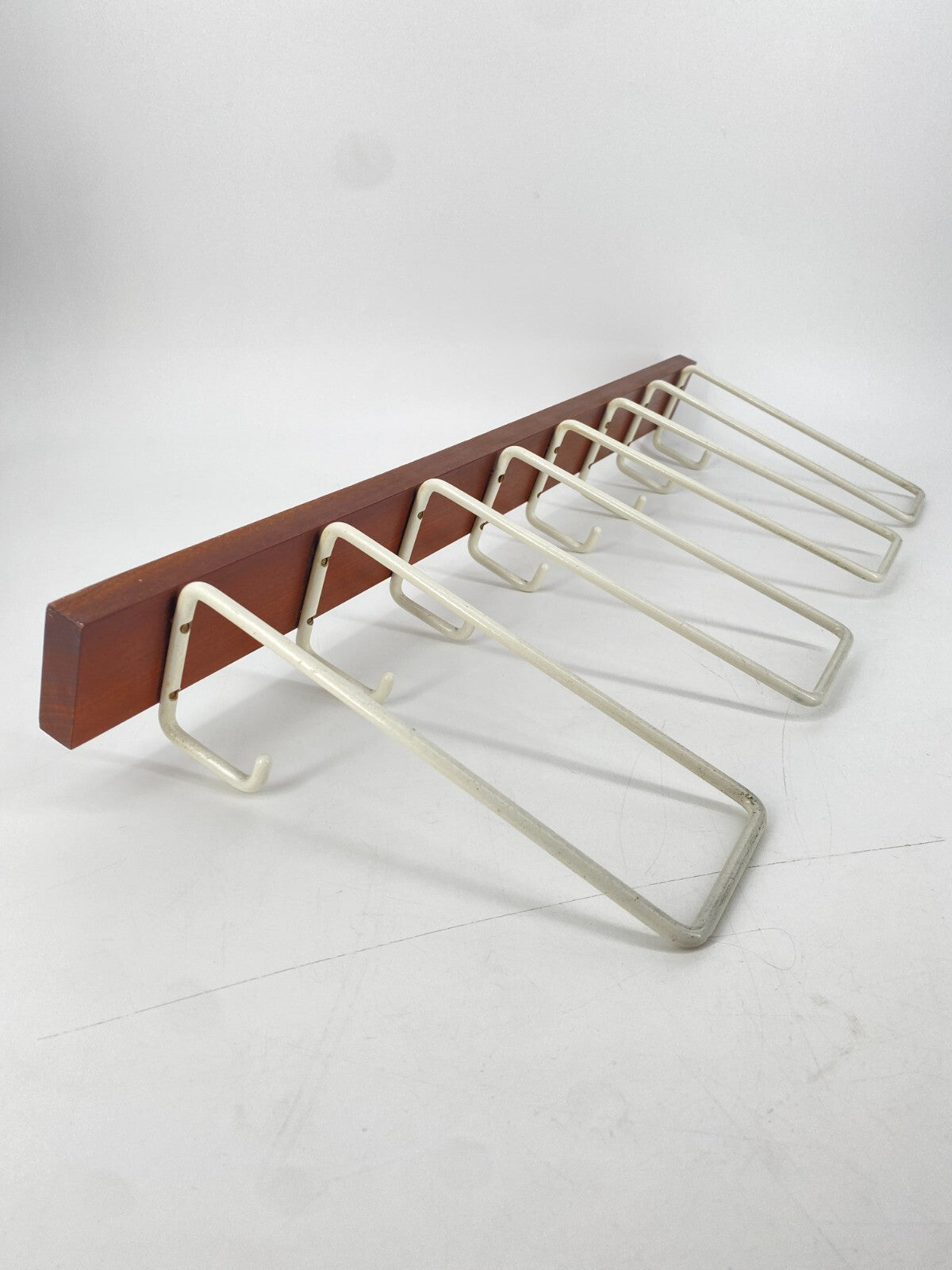 * WANDGARDEROBE HUTABLAGE TEAK GARDEROBE MID CENTURY VINTAGE 60ER