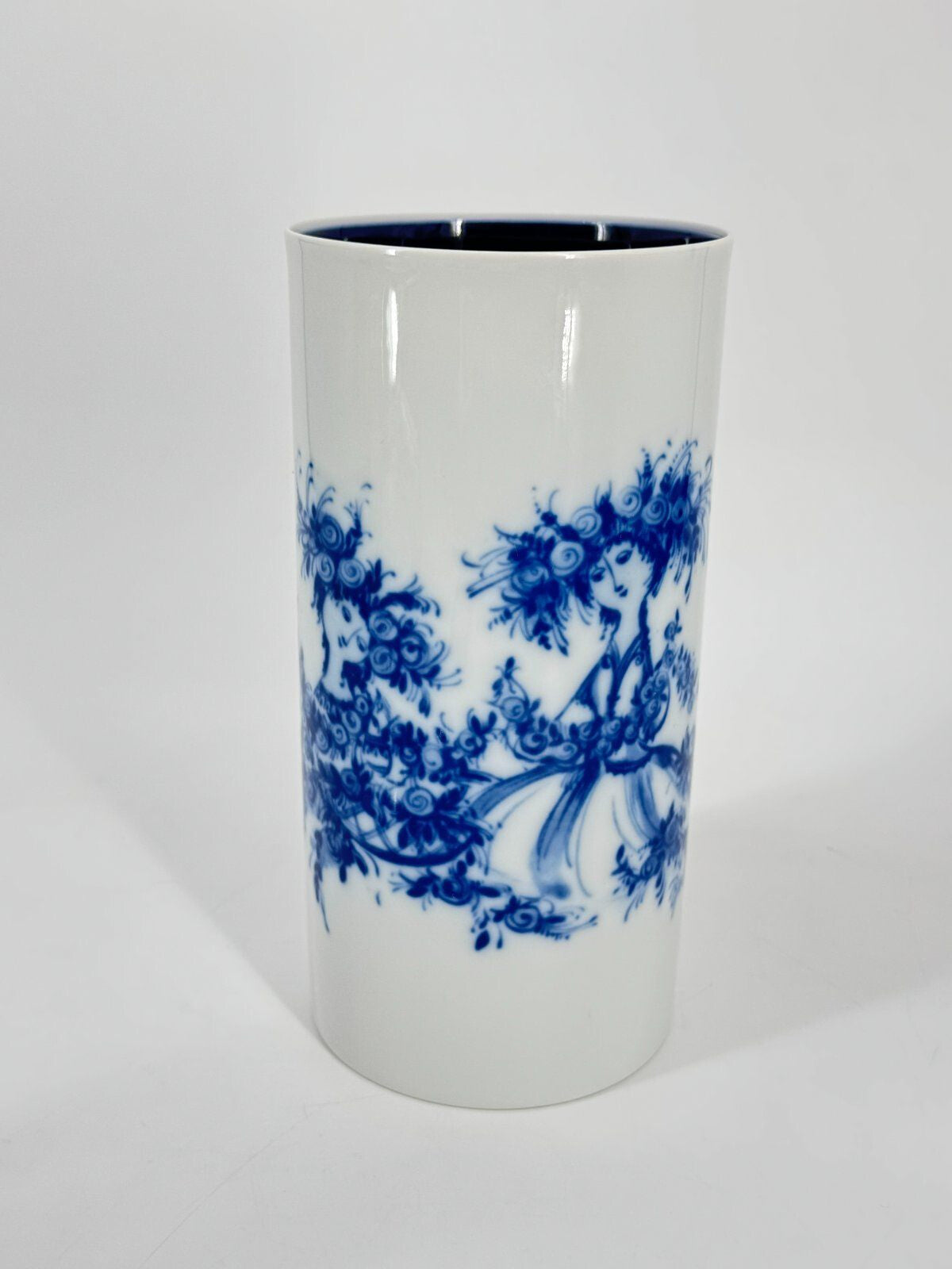 * ROSENTHAL VASE BJÖRN WIINBLAD STUDIO LINIE BLAU VINTAGE