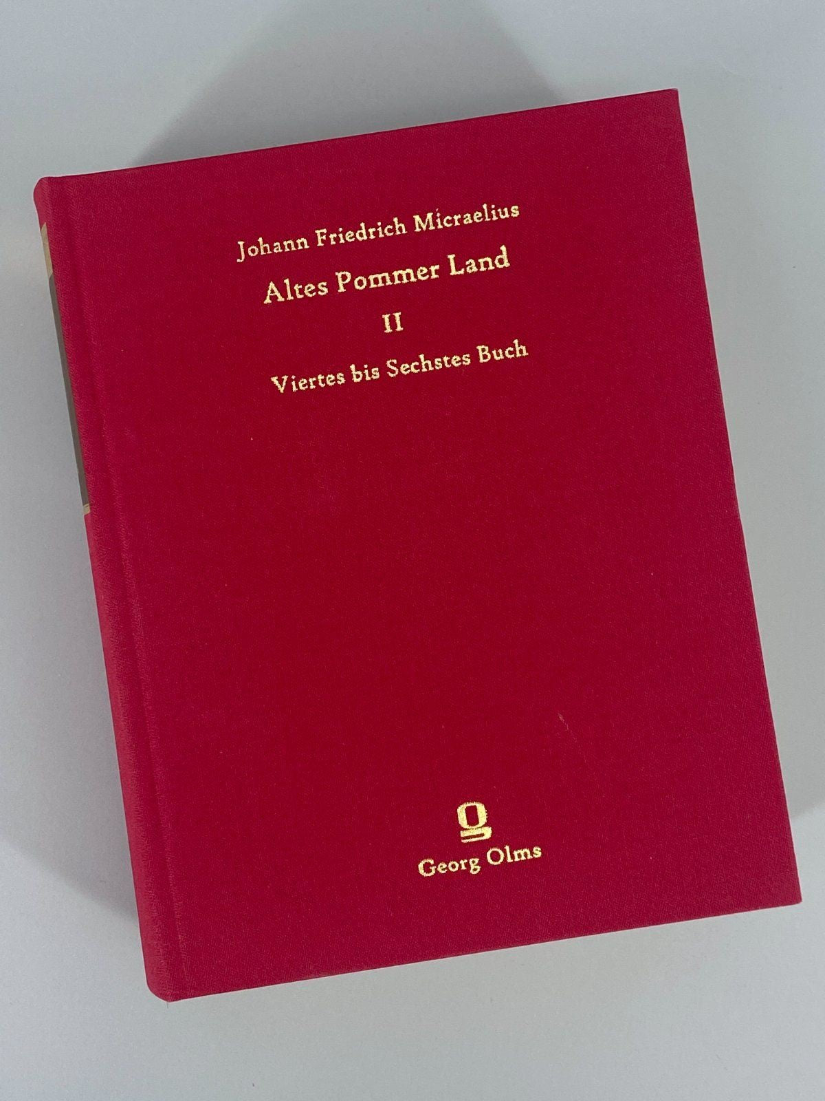 *BUCH MICRAELIUS ALTES POMMER LAND ROSWITHA WISNIEWSKI GEORG OLMS