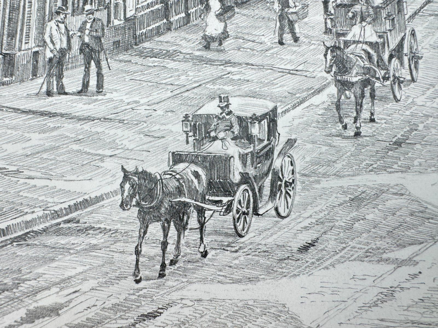 * HEINZ WEHLISCH ZEICHNUNG SPEYER UM 1879 ANSICHT SIGNIERT