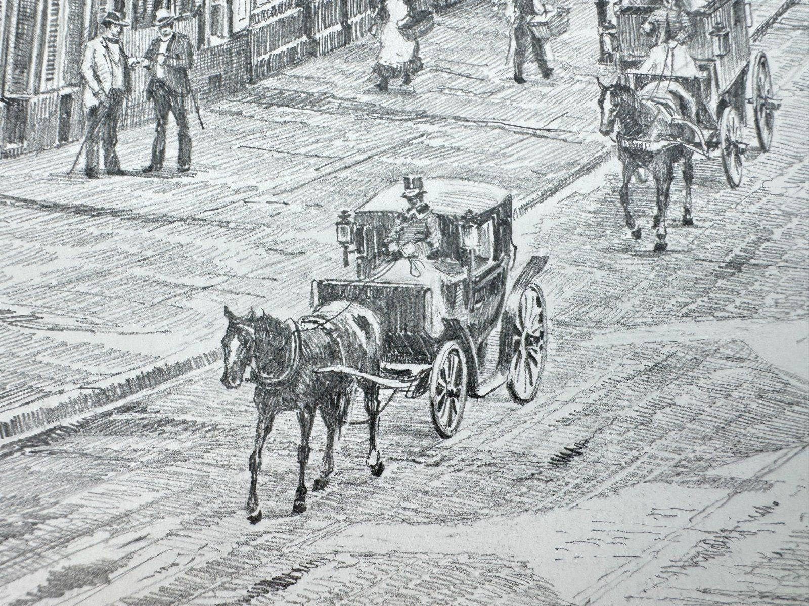 * HEINZ WEHLISCH ZEICHNUNG SPEYER UM 1879 ANSICHT SIGNIERT