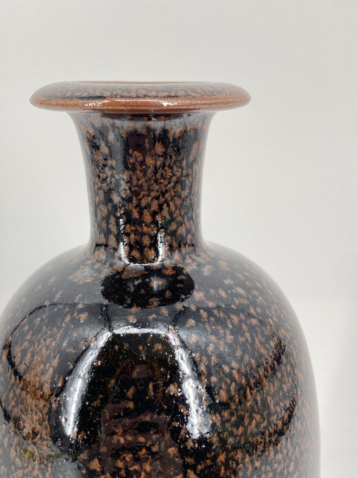 * STUDIOKERAMIK VASE ZYLINDER HORST KERSTAN GROSE KERAMIK KUNST