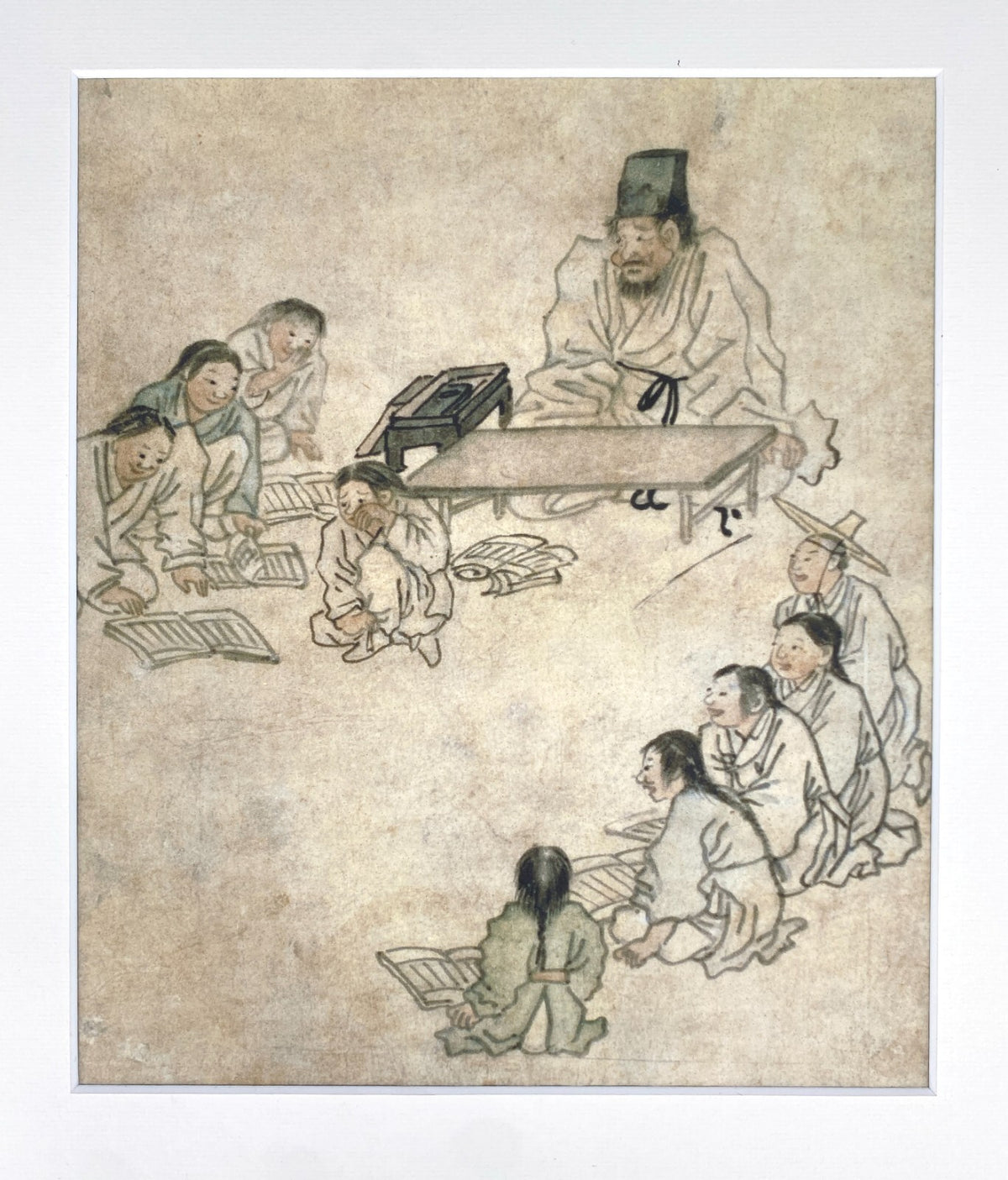 * FAKSIMILE KIM HONG DO SEODANG DORFSCHULE KOREANISCHE KUNST KUNSTDRUCK