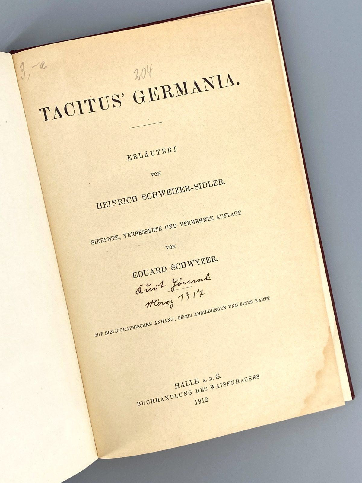 *7x BUCH TACITUS TACITI HISTORIEN GERMANIA ALTERTUMSWISSENSCHAFT