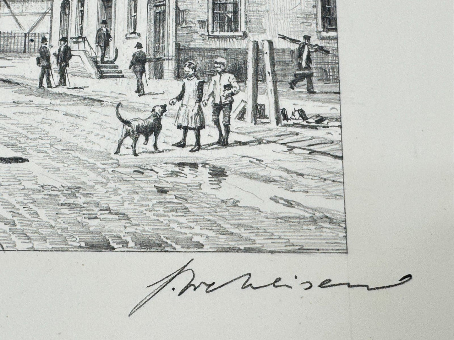 * HEINZ WEHLISCH ZEICHNUNG SÖLLINGEN SIGNIERT BLEISTIFT