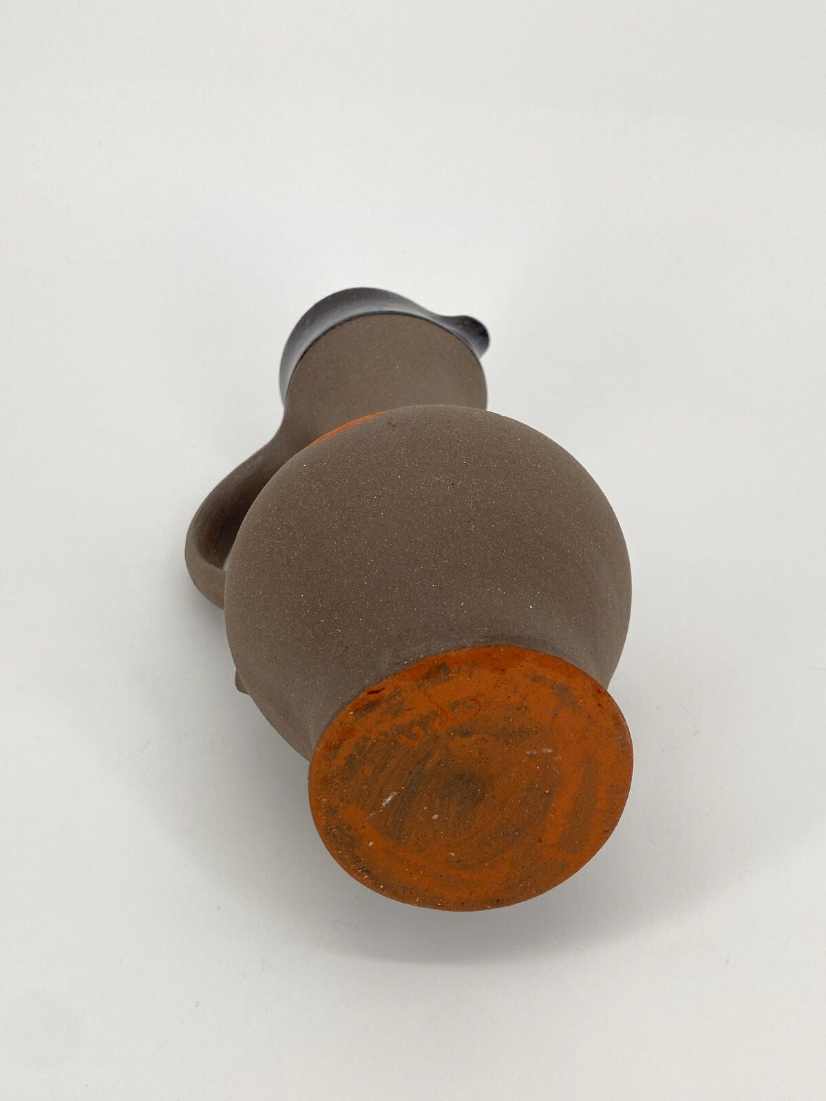 *UDO MERTZDORF STUDIOKERAMIK KRUG VASE MATT BRAUN TERRACOTTA 26CM