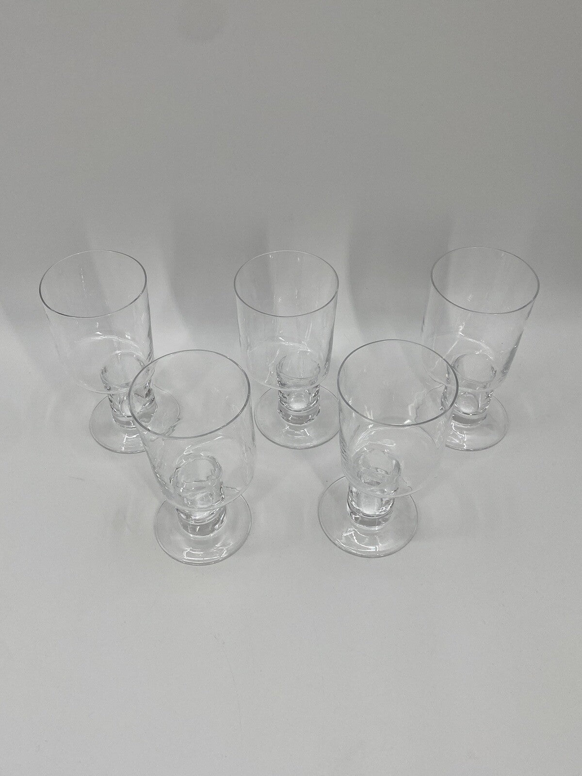 * 1v5 CARLO MORETTI ASYMMETRISCHE WASSERGLÄSER GLAS ITALIEN MURANO 90er