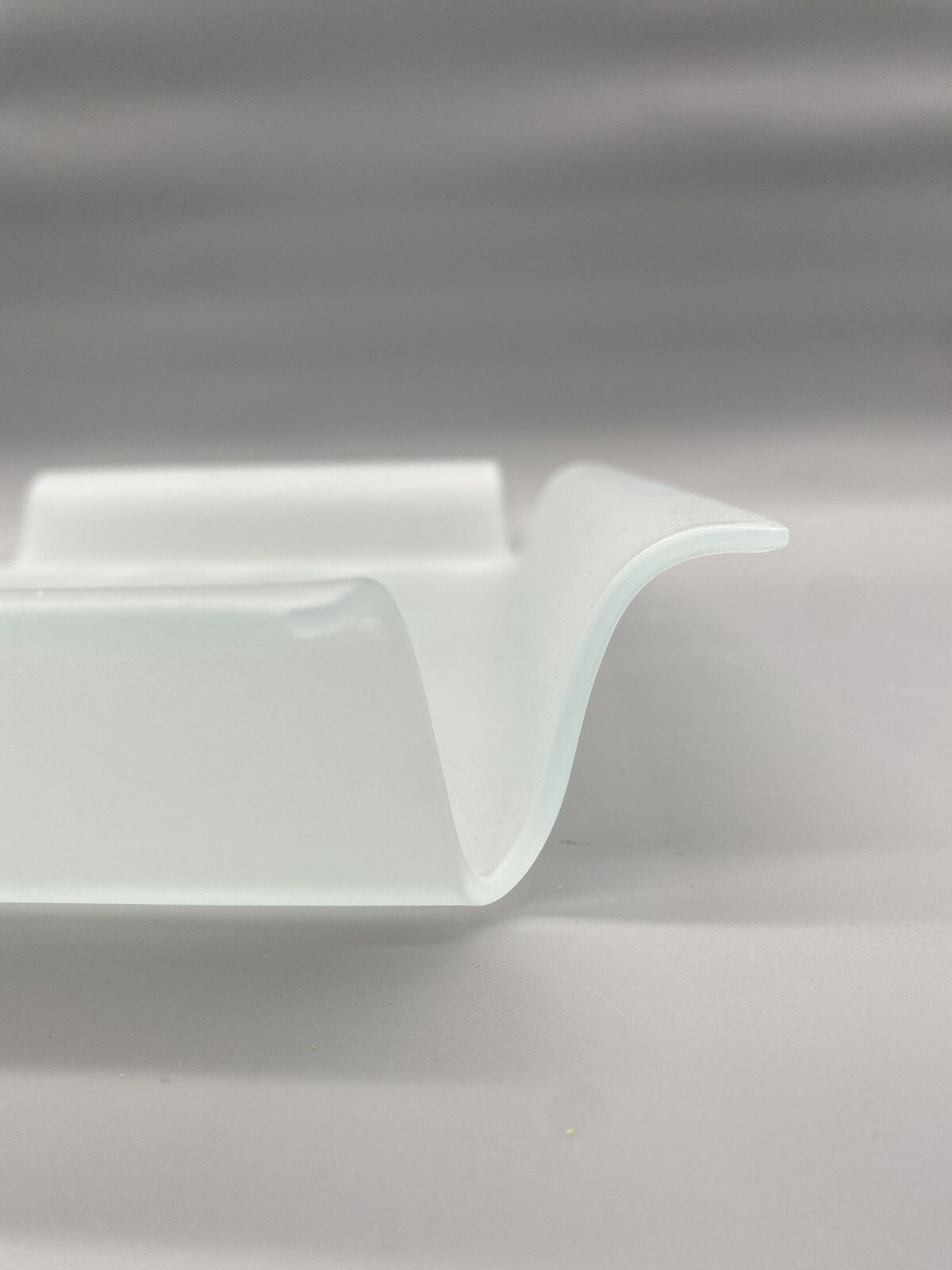 PRODUZIONE PRIVATA MICHELE DE LUCCHI TABLETT GLAS DESIGN PAAR TRAY DESIGN ITALY